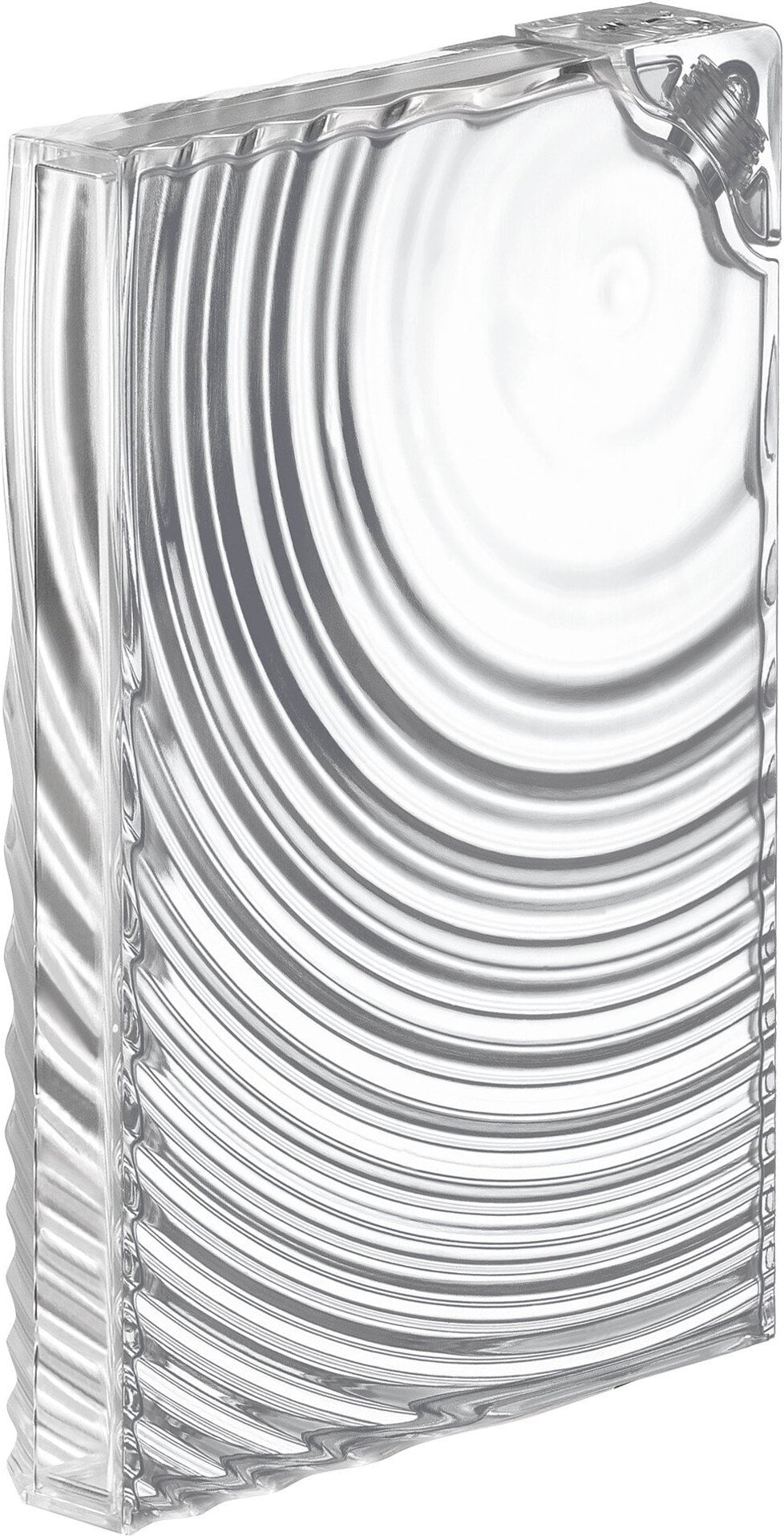 Butelka na wodę Ripples transparentna
