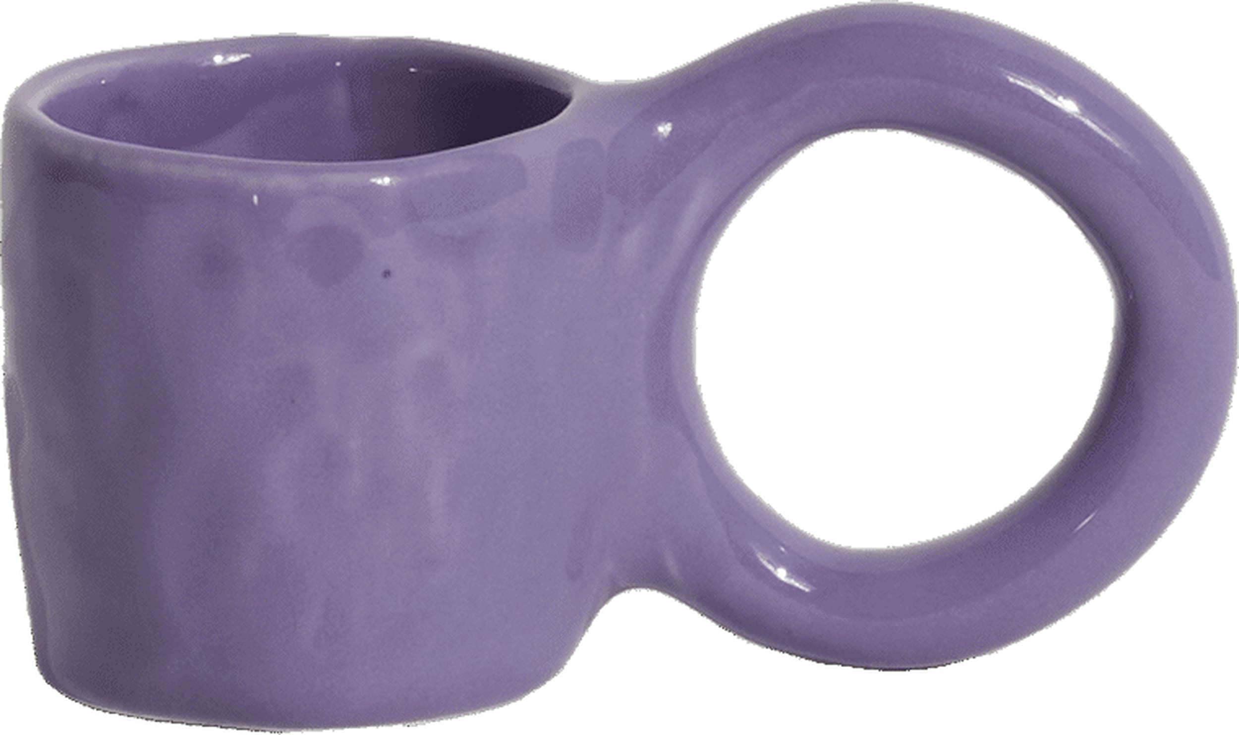 Kubki do espresso Donut fioletowe 2 szt.