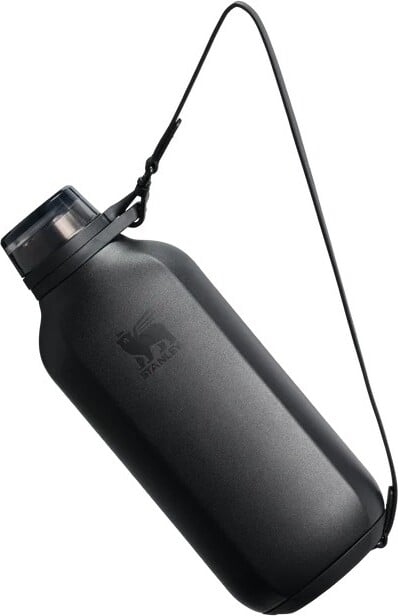 Butelka na wodę z przepinanym uchwytem Clutch Black 470 ml