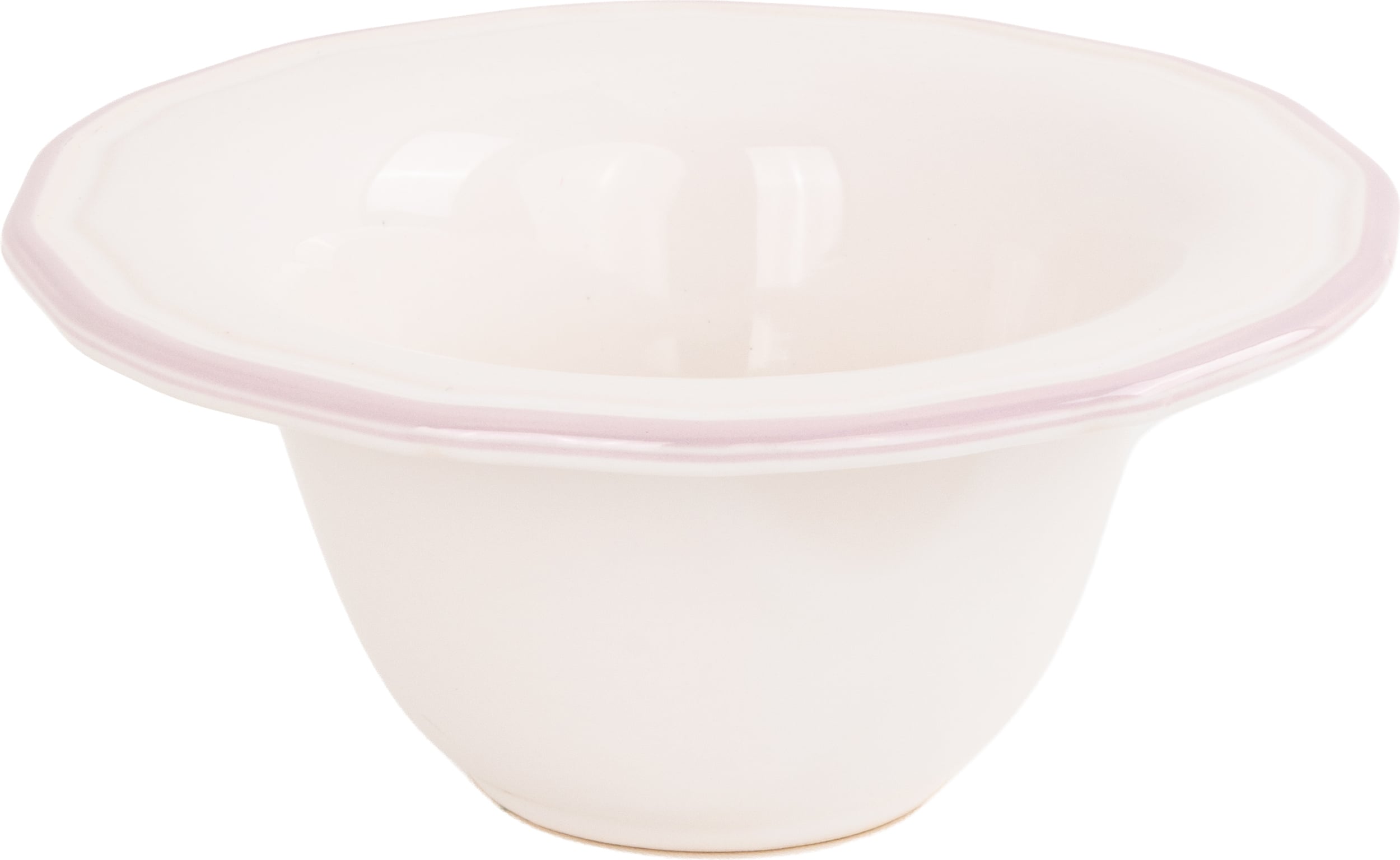 Miseczka deserowa Asolo 16 cm biało-różowa