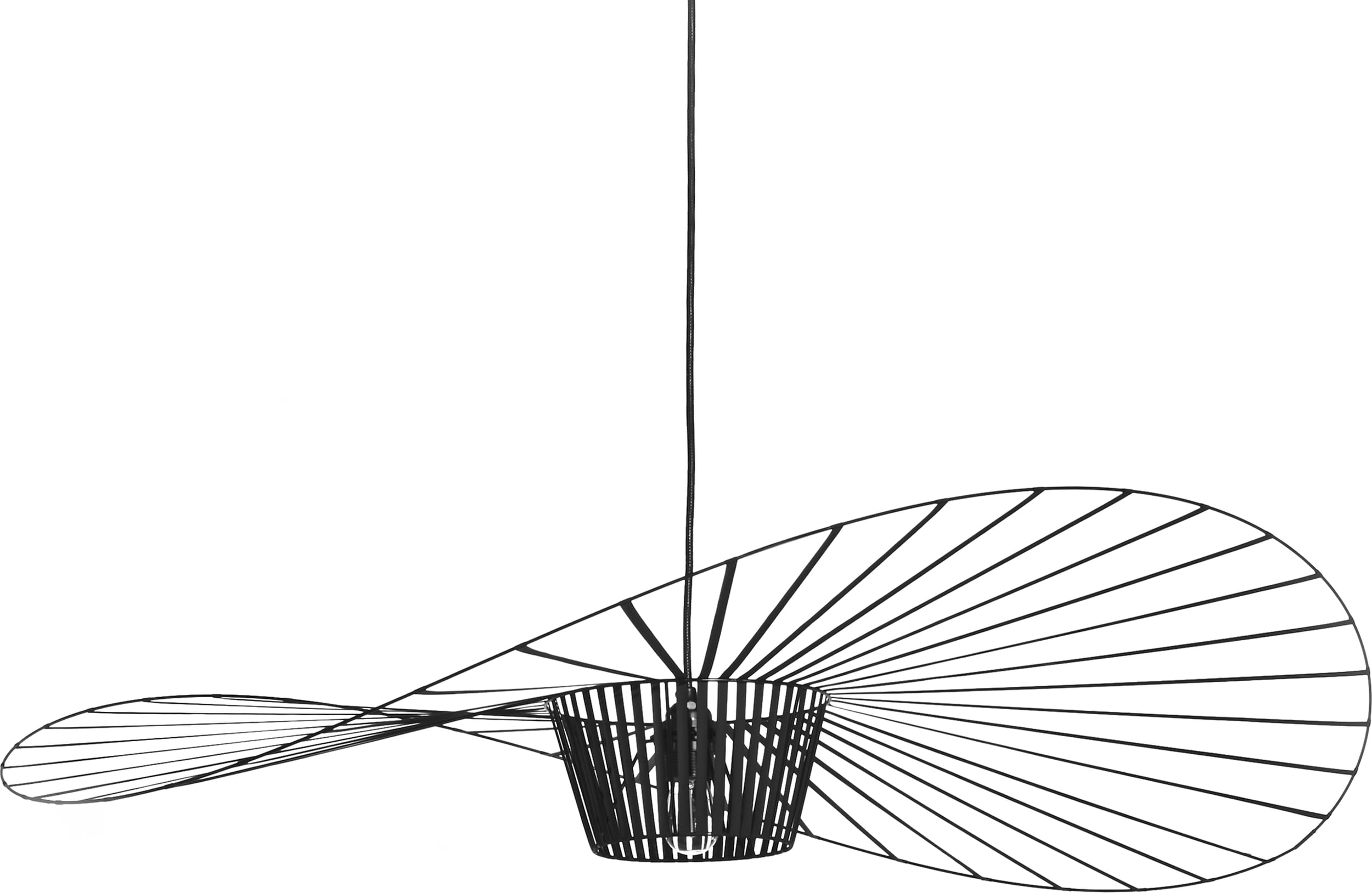 Lampa wisząca Vertigo 110 cm czarna