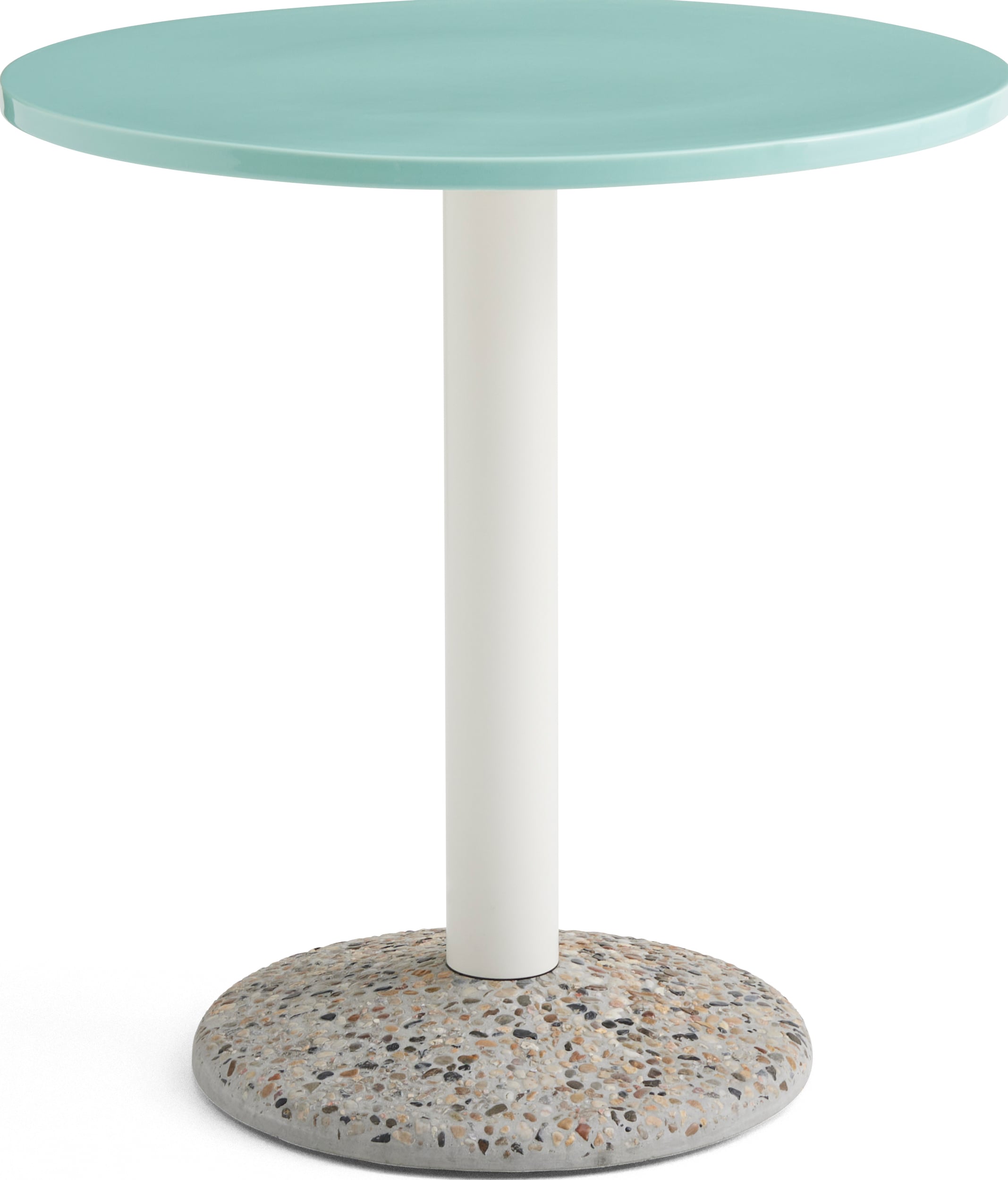 Stół ogrodowy Ceramic 70 cm miętowy