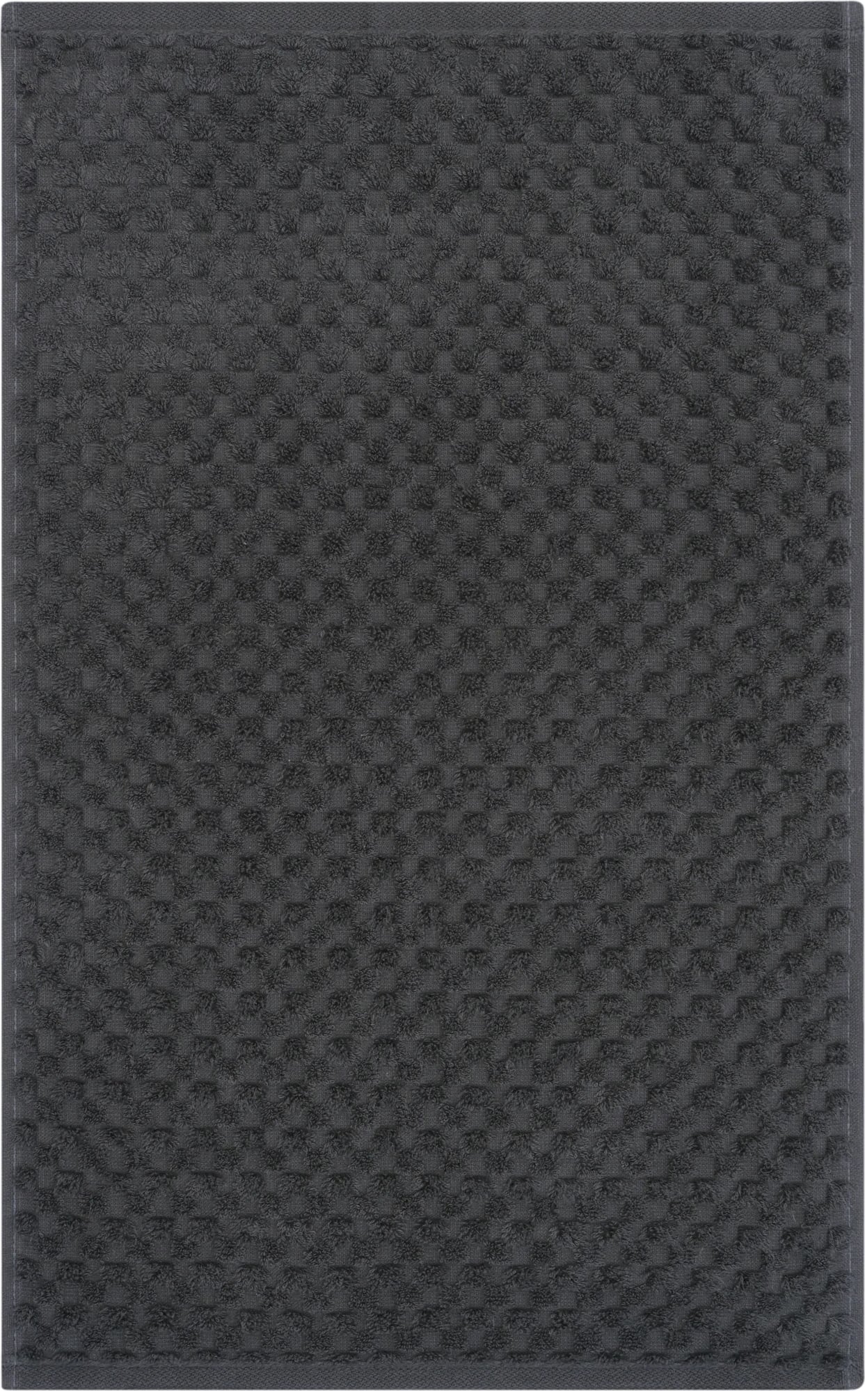 Ręcznik Pure Elements Uni&Struktur 30 x 50 cm czarny
