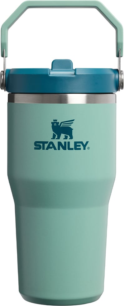 Kubek termiczny z uchwytem i słomką Iceflow 2.0 Spring Green 590 ml