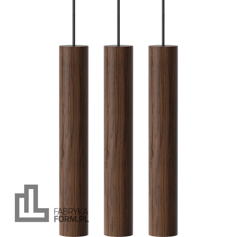 Lampa wisząca Chimes Cluster 3 ciemna