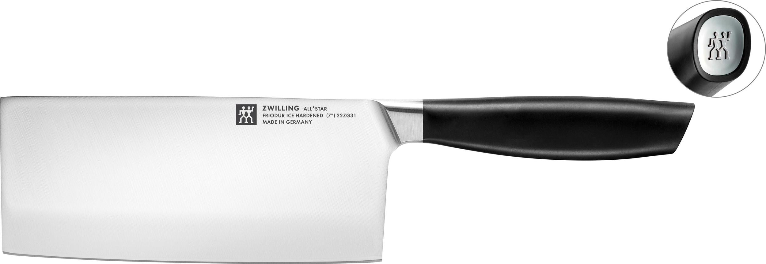 Tasak chiński All Star 18 cm srebrny