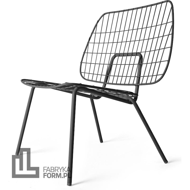 Krzesło WM String Lounge Chair czarne