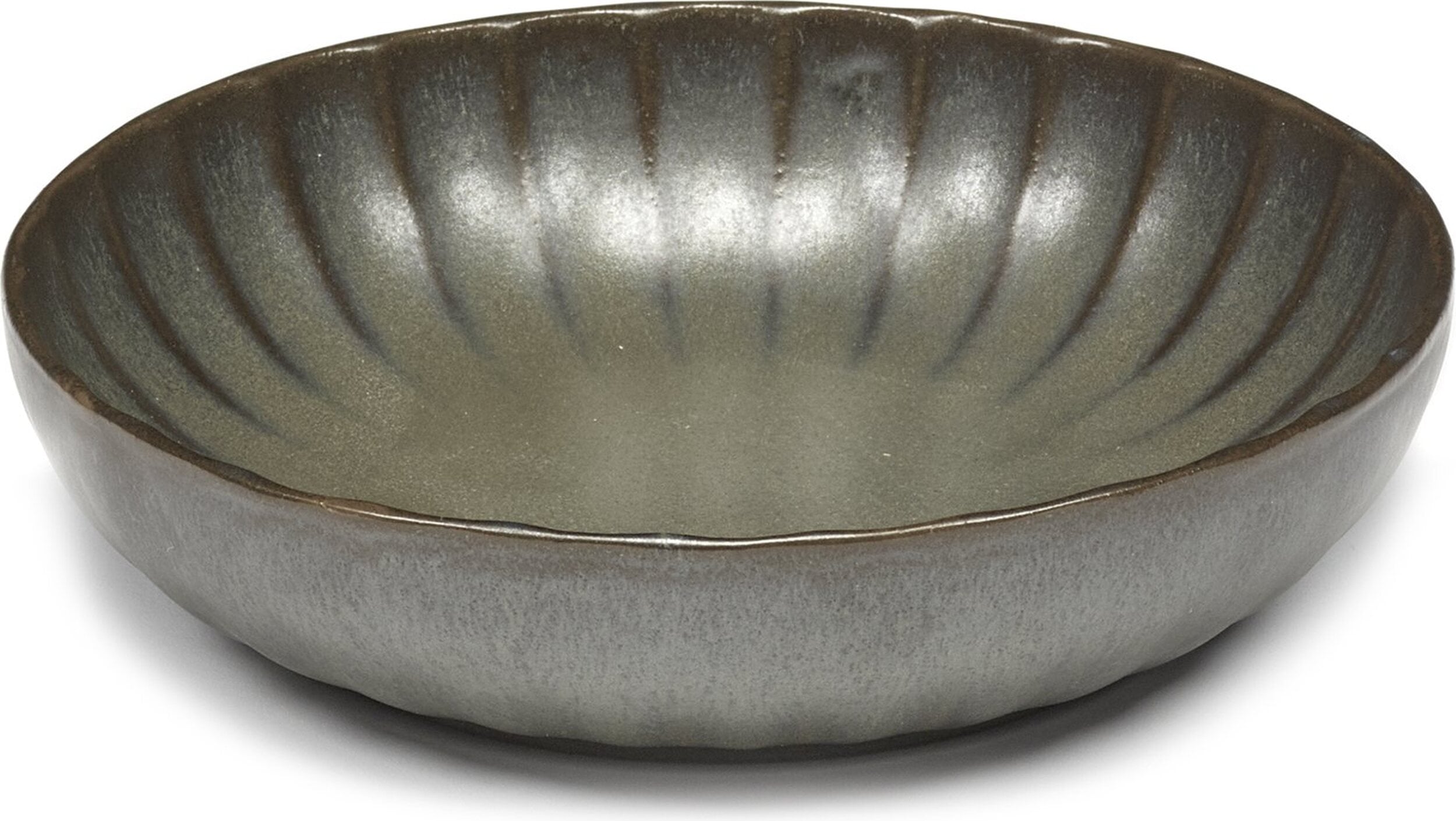 Talerze głębokie Inku 16 cm ciemnozielone 2 szt.