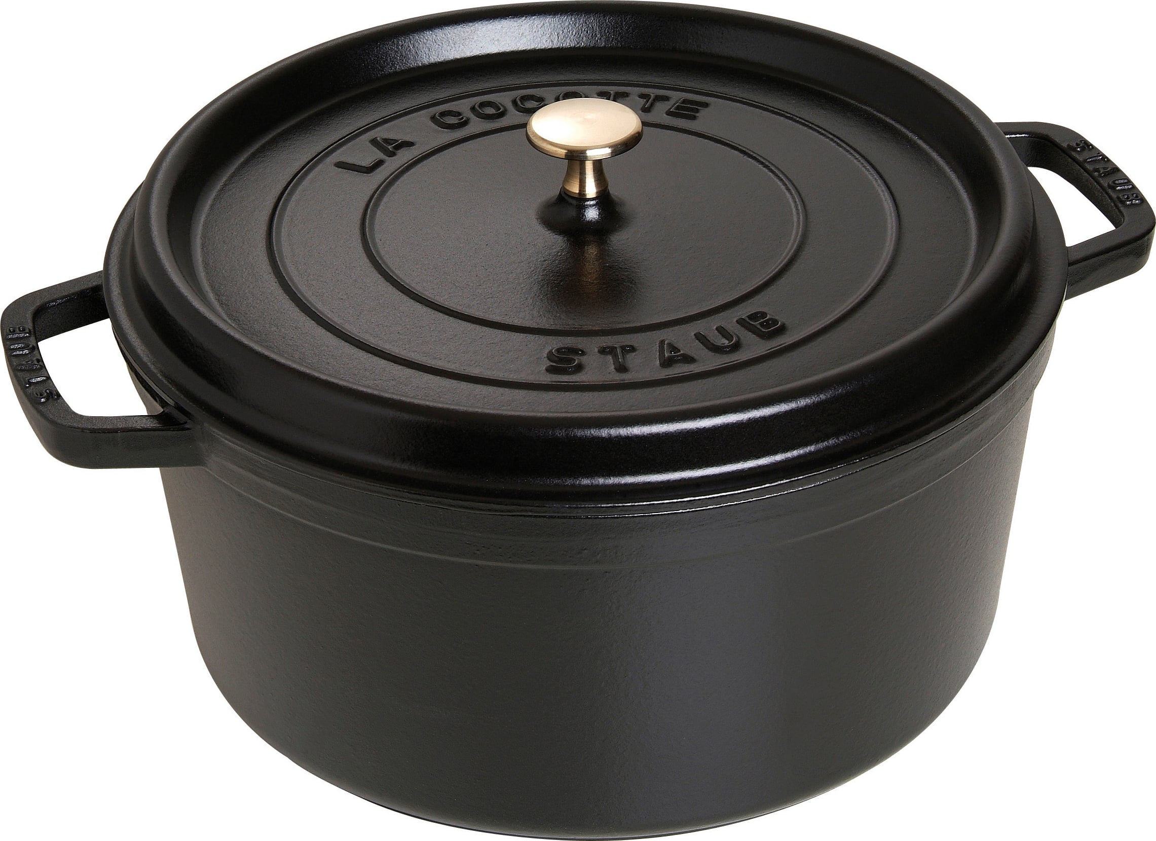 Garnek La Cocotte 8 35 l czarny żeliwny