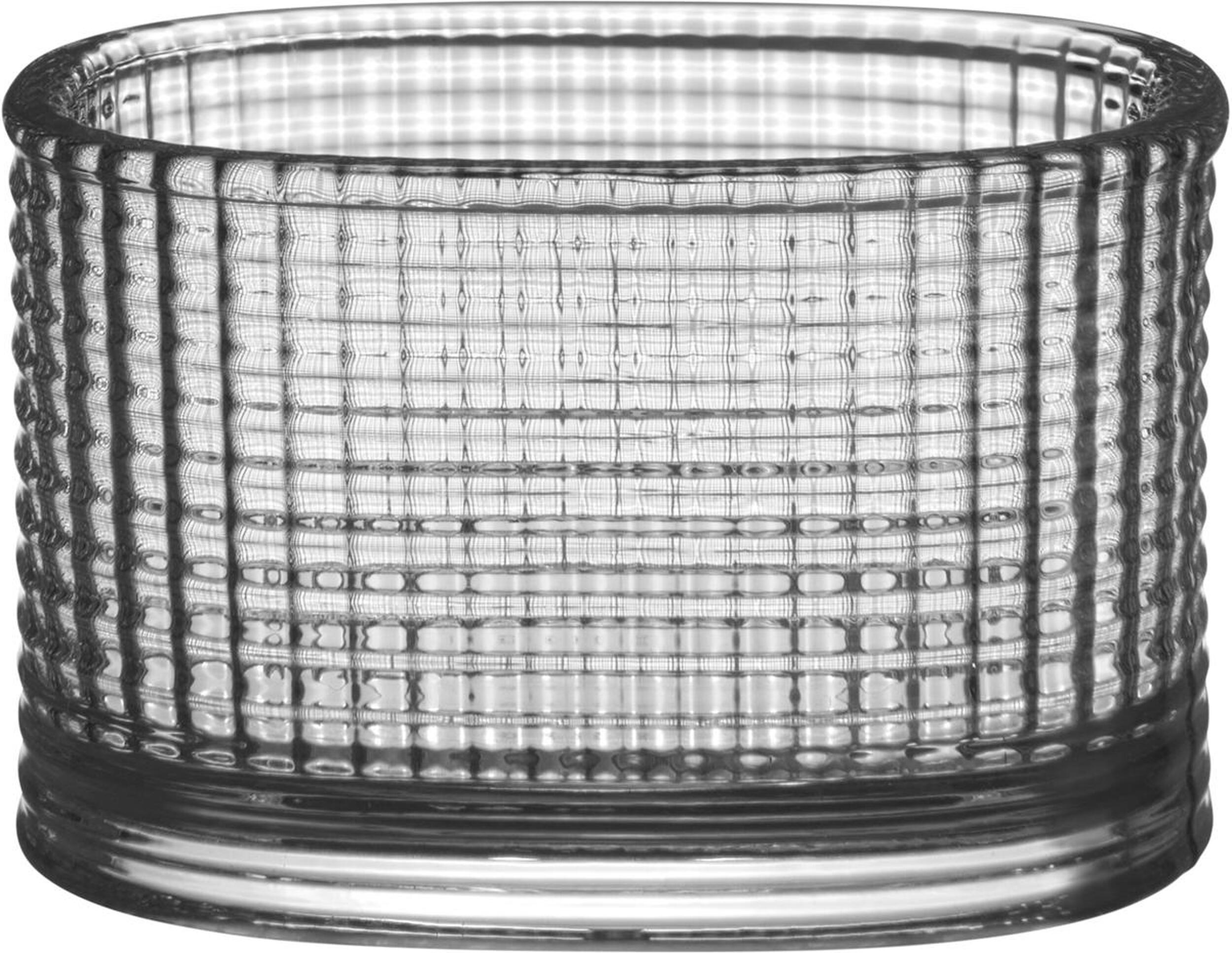 Świecznik na tealighty Magica Ellipse 5 cm szary