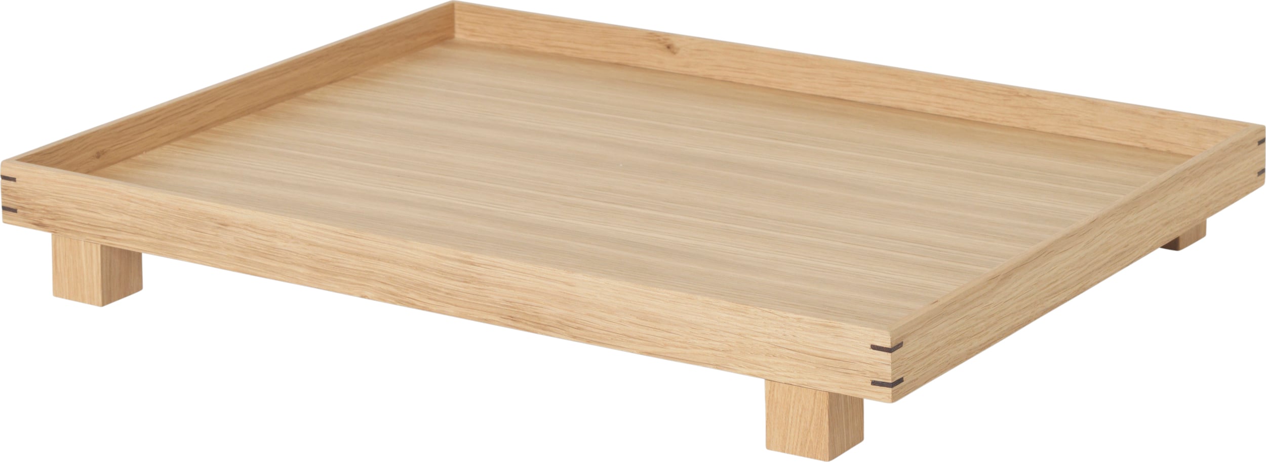 Taca Bon 47 cm naturalna drewniana