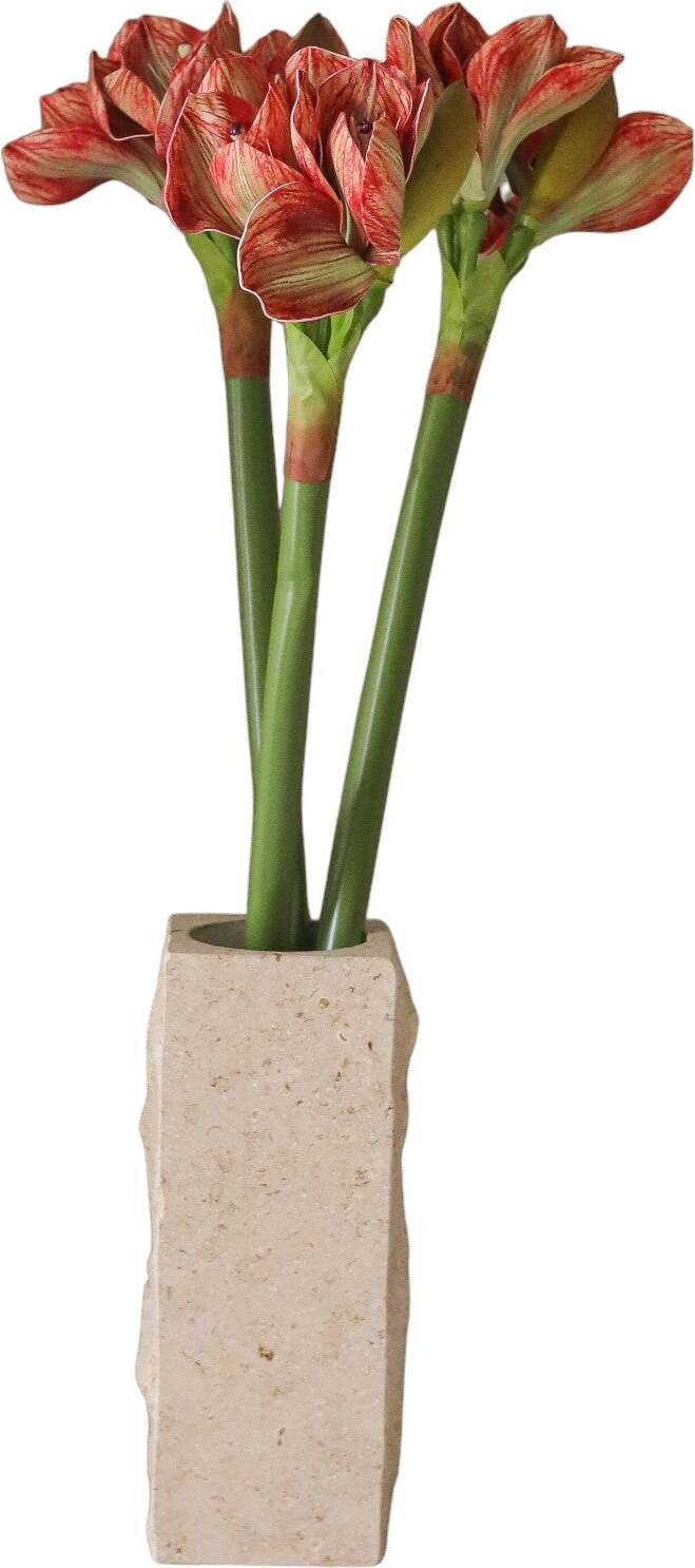 Kwiaty sztuczne bukiet Burnt Red Amaryllis