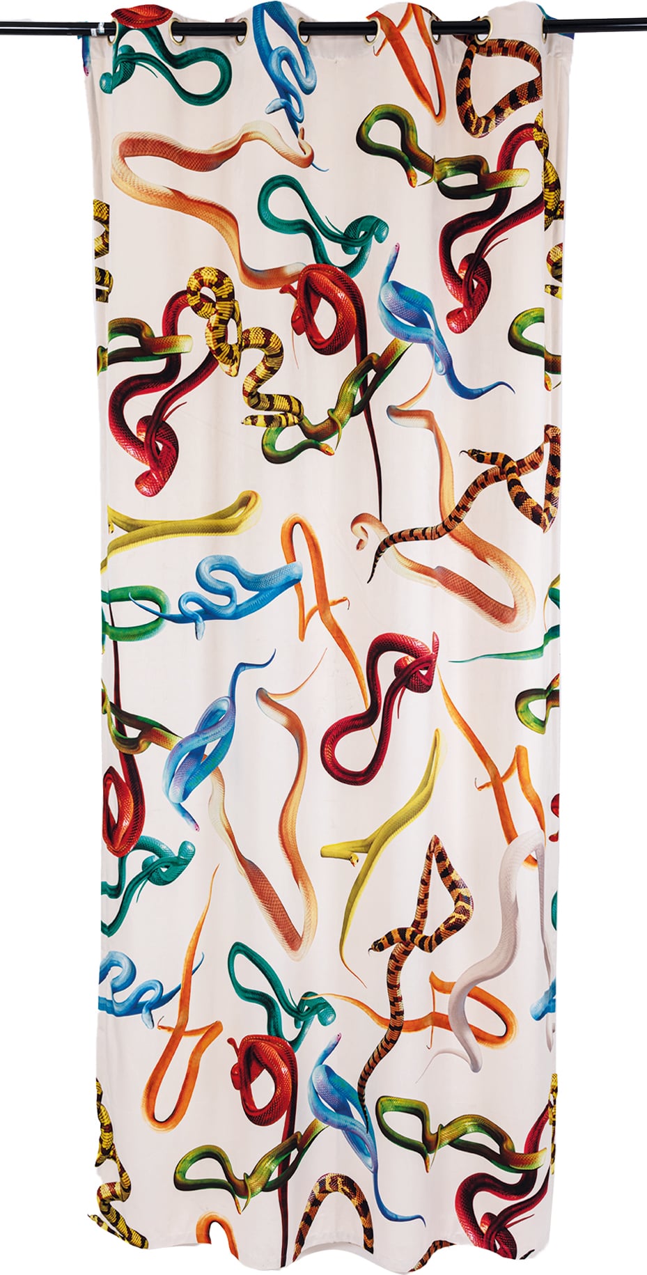 Zasłona do salonu Toiletpaper Snakes White