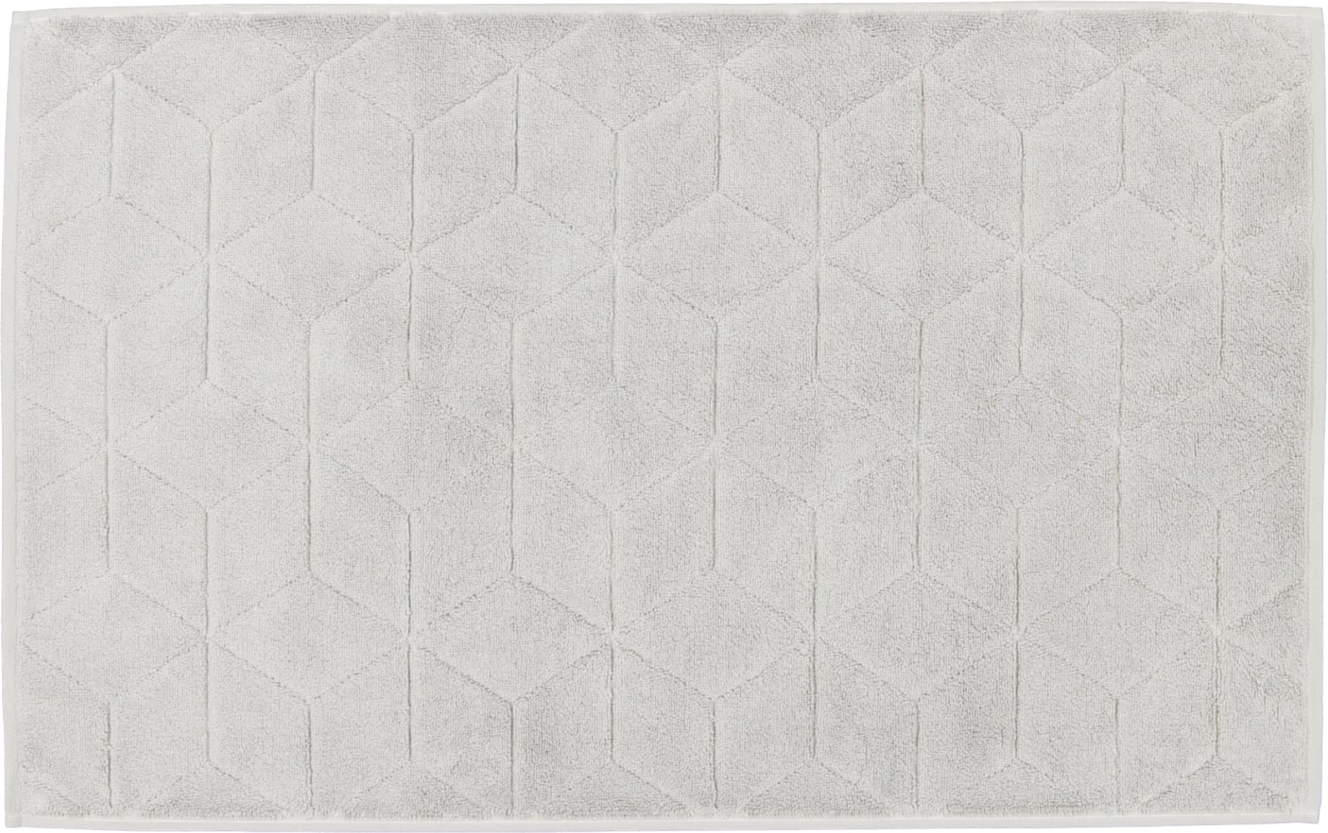 Dywanik łazienkowy Carré 50 x 80 cm jasnoszary