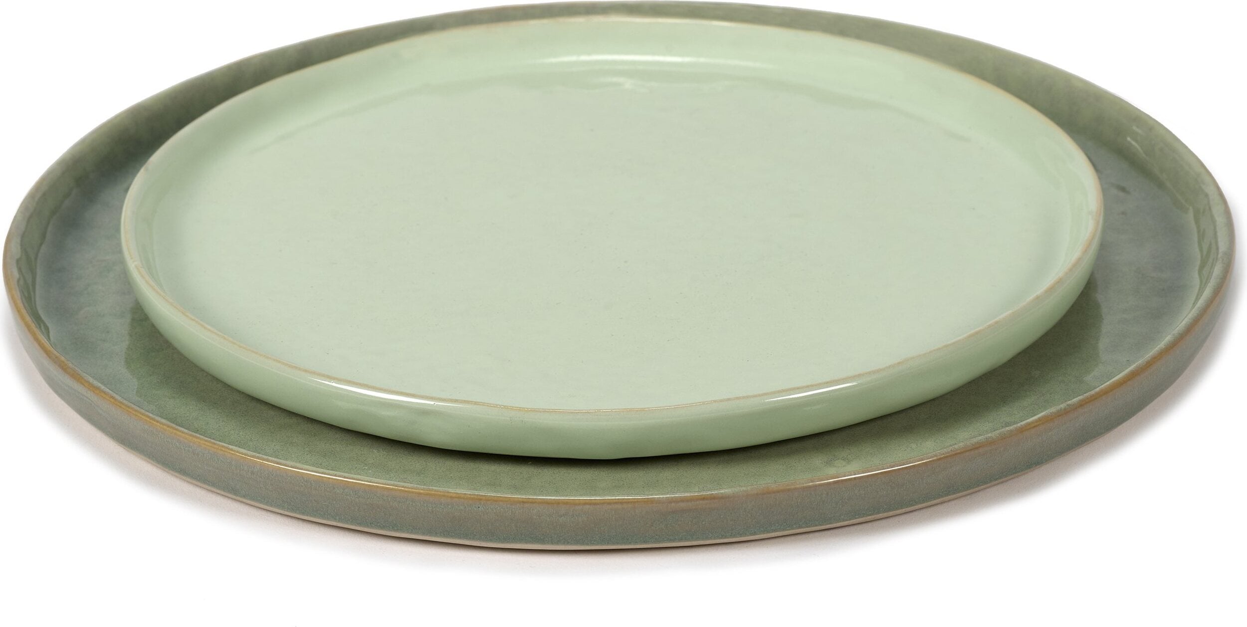 Zestaw talerzy Pure zielone 12 szt.