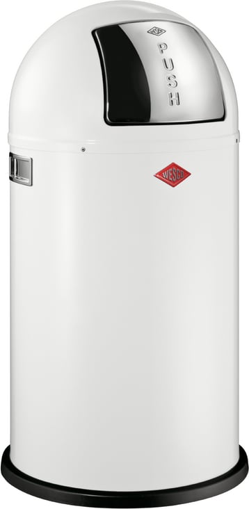 Kosz na śmieci PushBoy 50 l biały