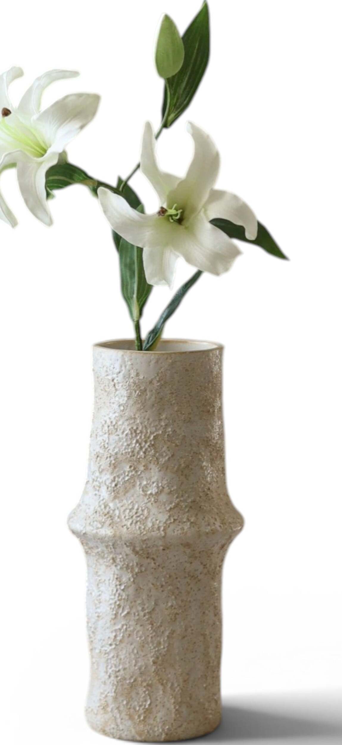 Kwiat sztuczny Botane lilia 58 cm biała