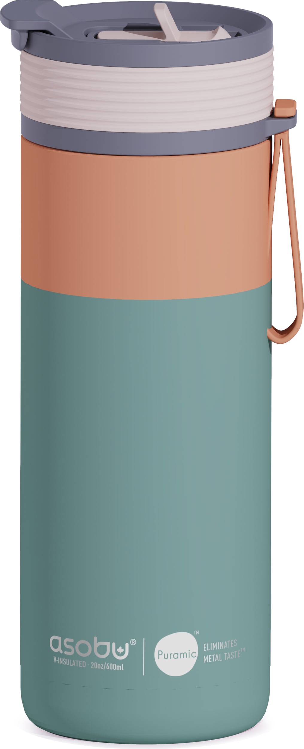 Kubek termiczny Aspen 600 ml pastelowy zielony