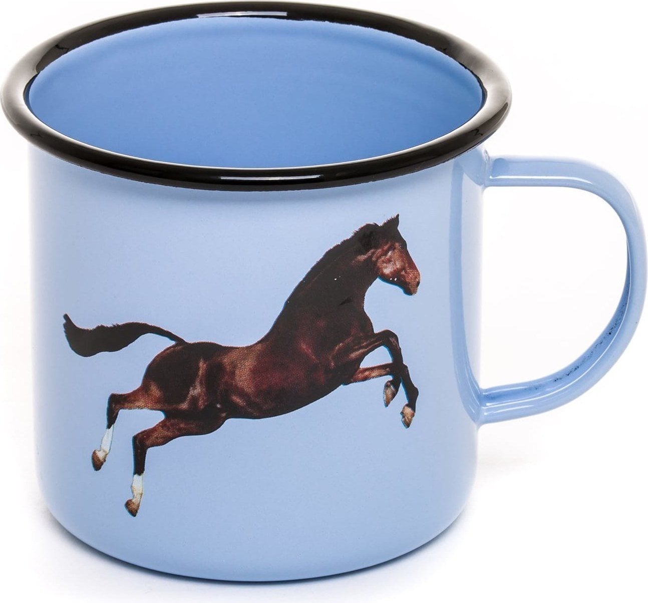 Kubek Seletti Wears Toiletpaper emaliowany Horse