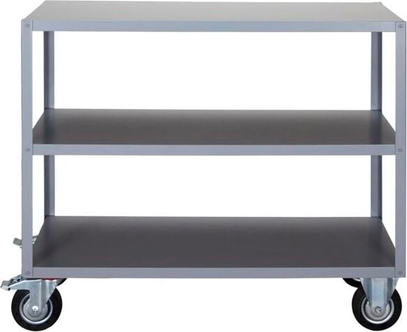 Regał Trolley 101 cm szary na kółkach