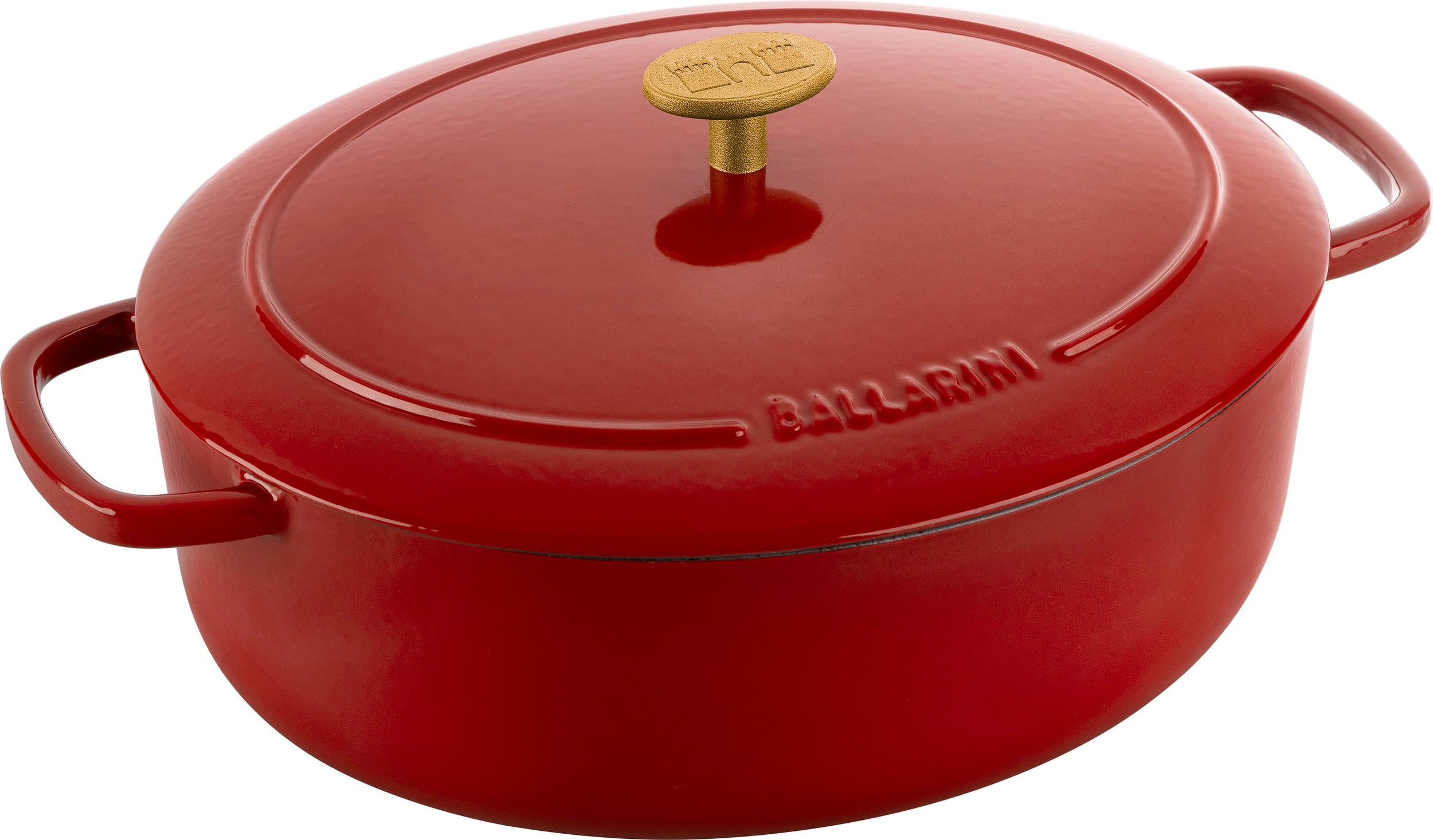 Garnek Bellamonte owalny 4 5 l czerwony