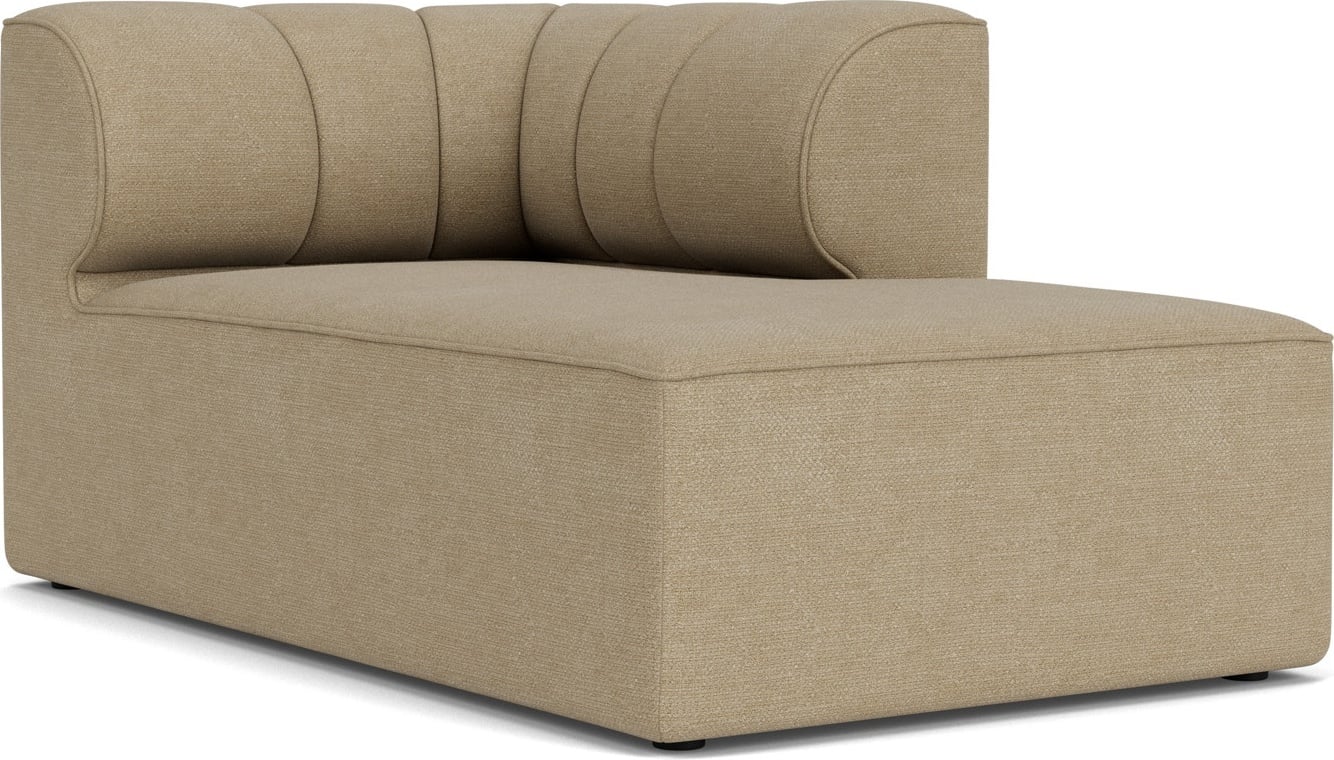 Szezlong prawostronny sofy modułowej Eave Seamline Bouclé 86 x 142 cm beżowy
