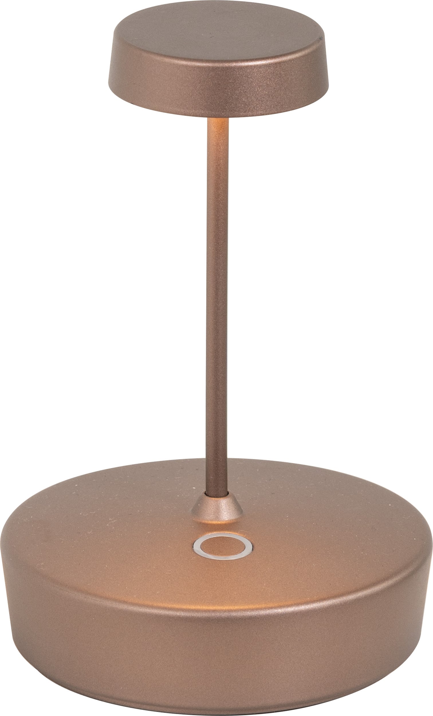 Lampa stołowa bezprzewodowa Swap Mini II 14 8 cm jasnobrązowa