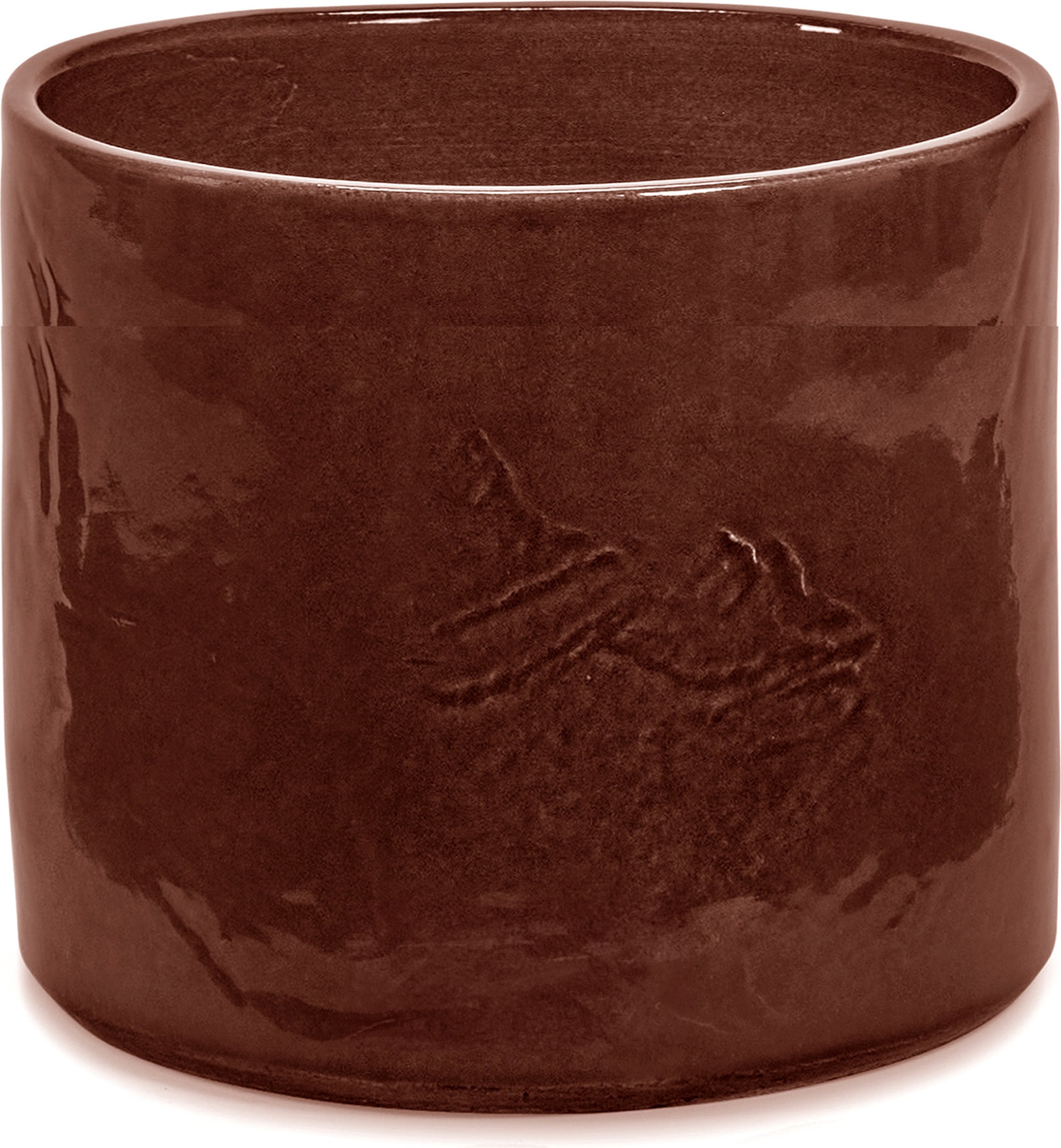 Osłonka na doniczkę Vaso 22 cm brązowa