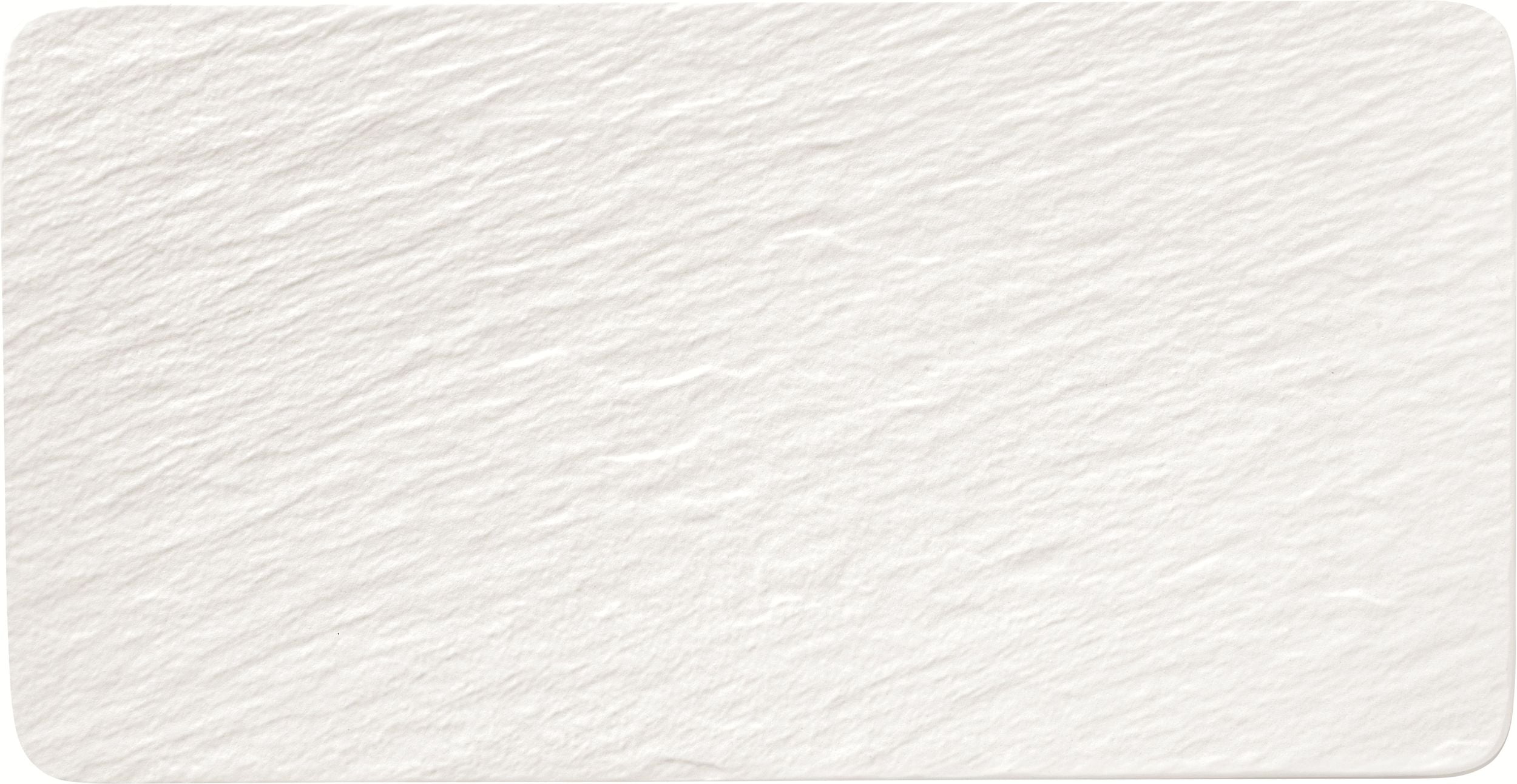 Talerz do serwowania Manufacture Rock Blanc prostokątny 18 x 35 cm
