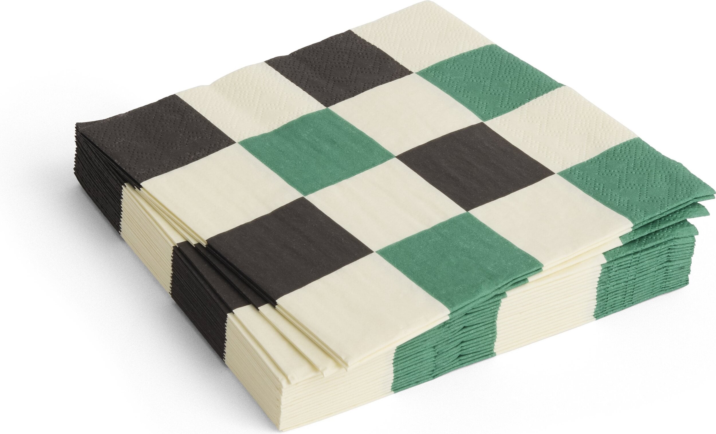 Serwetki papierowe Hay Pattern 33 x 33 cm zielona szachownica 20 szt.