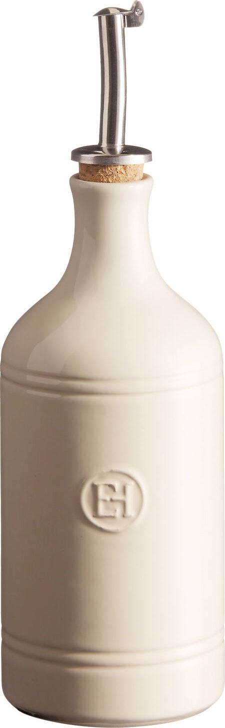 Butelka na oliwę Emile Henry 450 ml kremowa