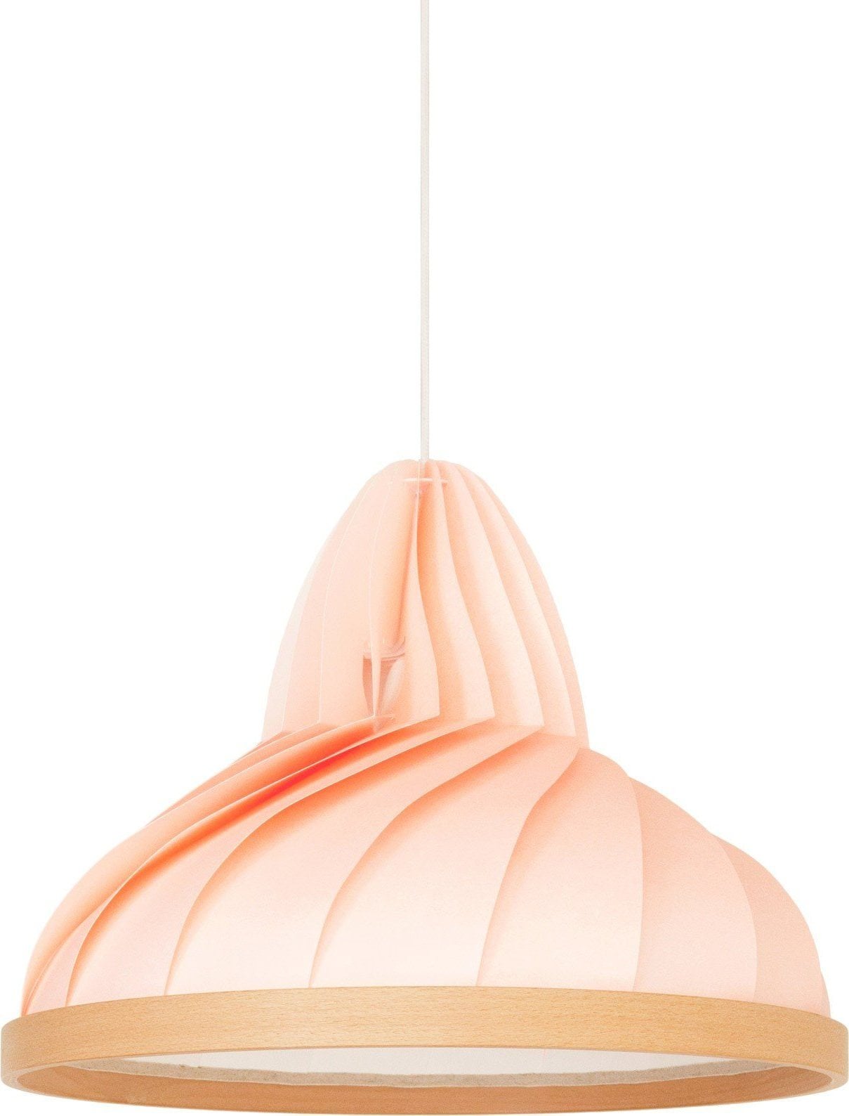Lampa Wave różowa