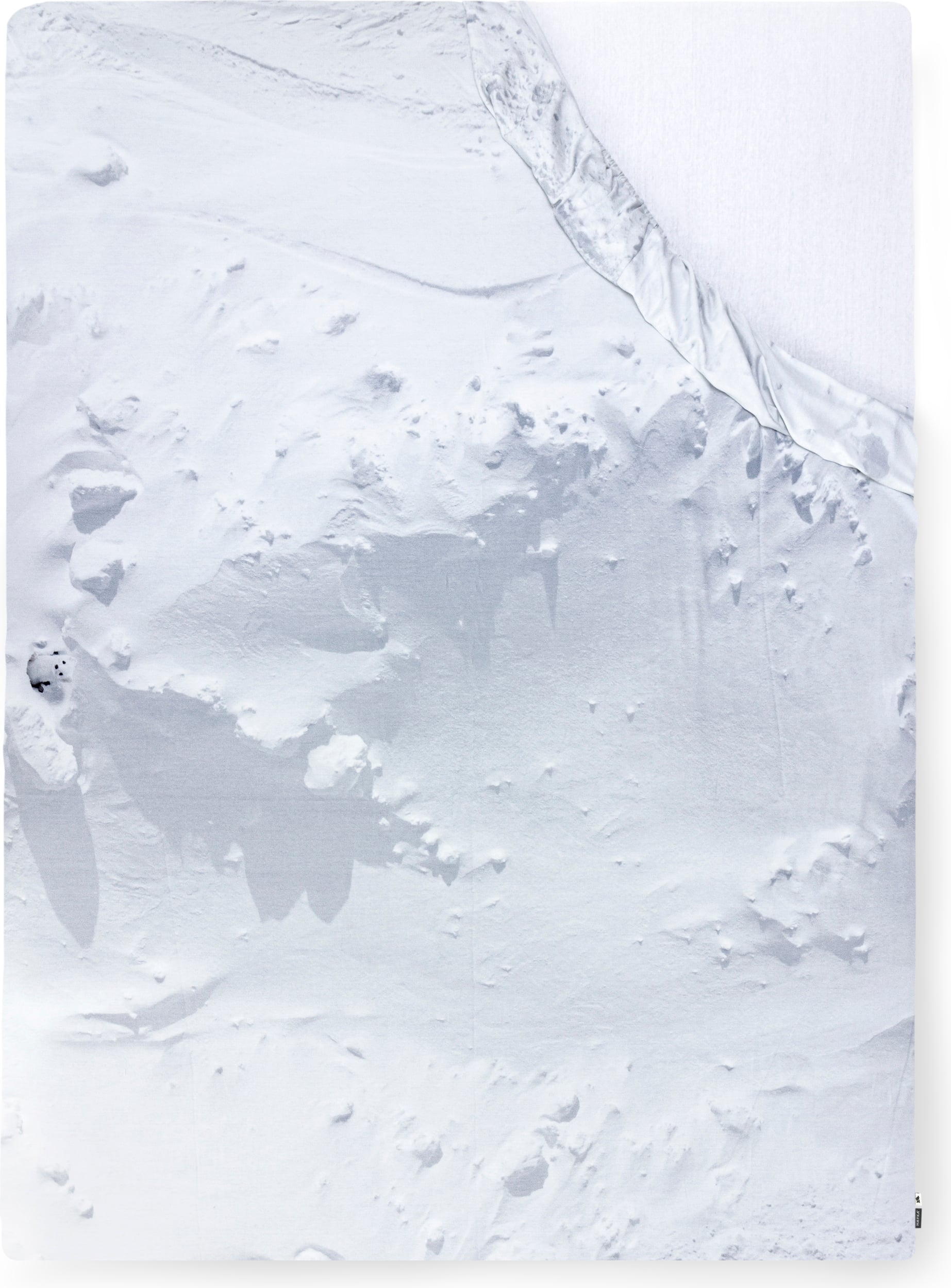 Prześcieradło z gumką Hayka śnieg 200 x 200 cm