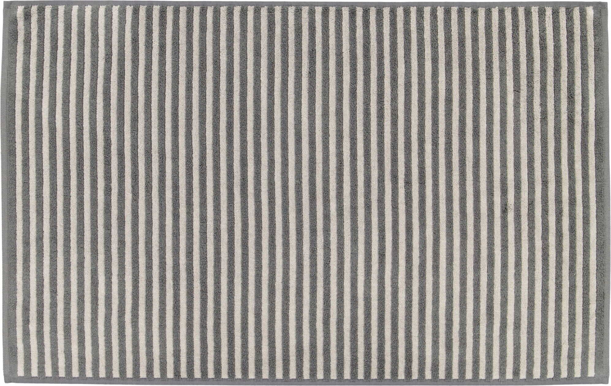 Dywanik łazienkowy Two-Tone Stripes 50 x 80 cm łupkowy