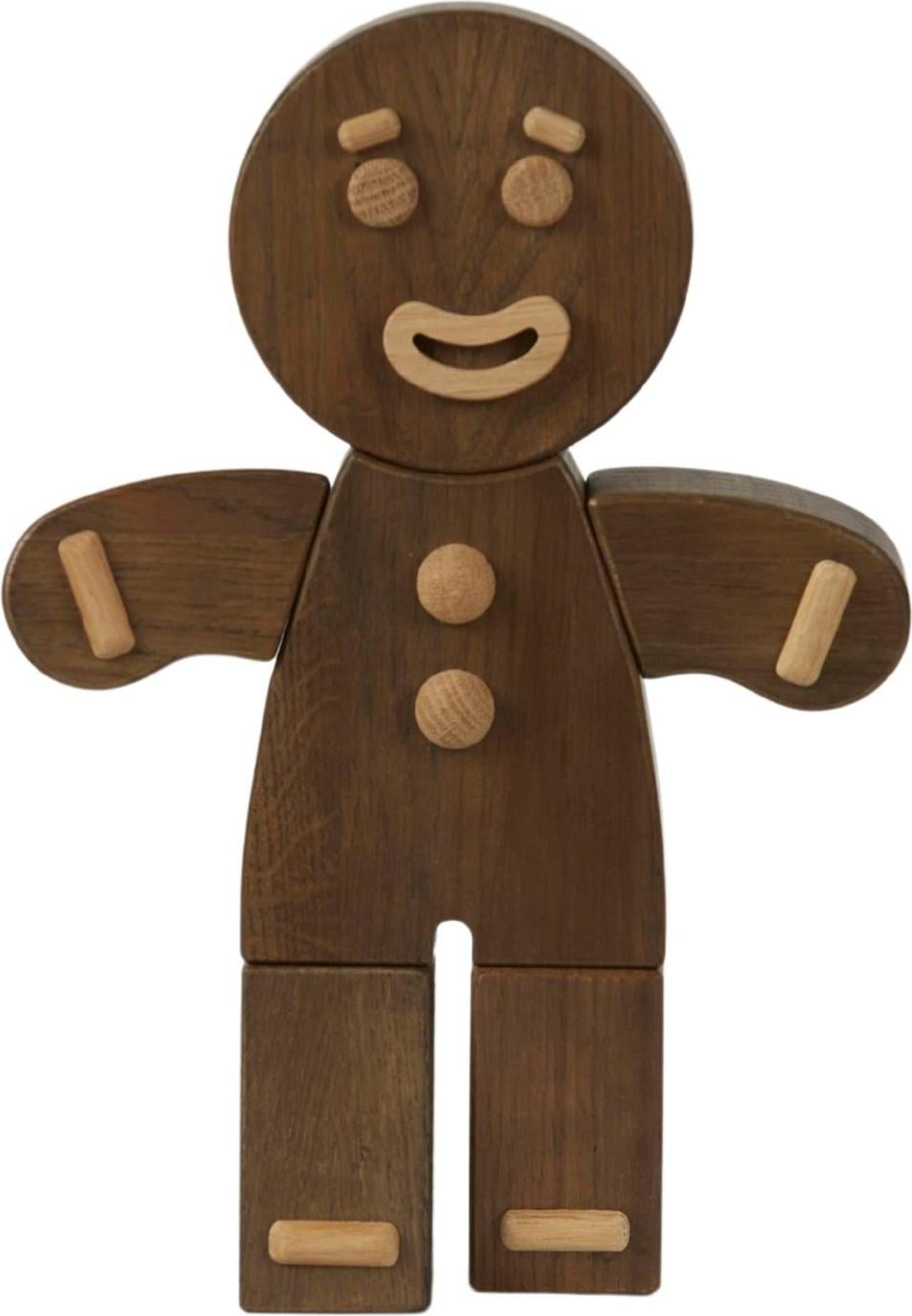Dekoracja Gingerbread Man L ciemny dąb