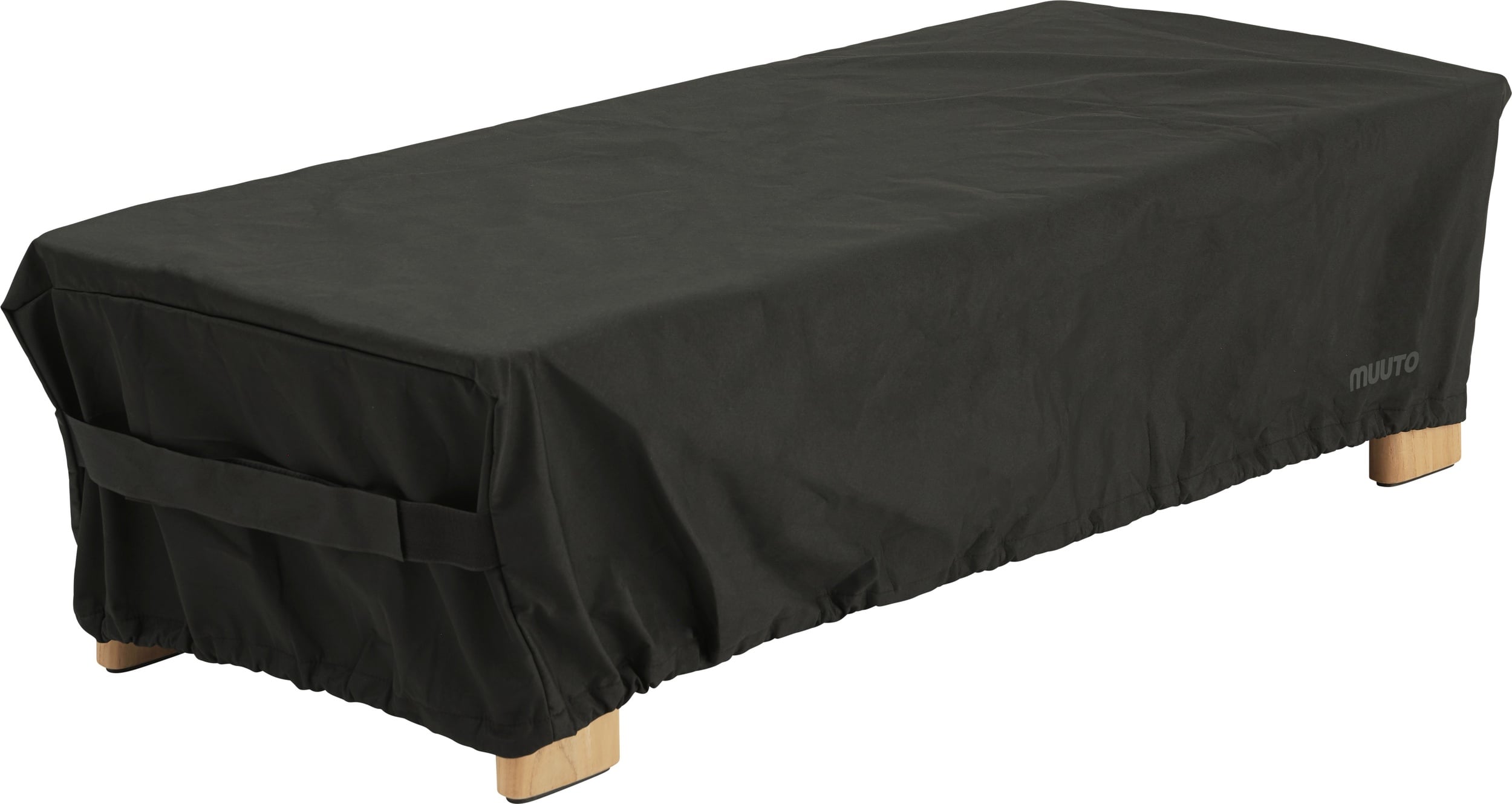 Pokrowiec na stolik kawowy Muuto 139 x 59 cm czarny