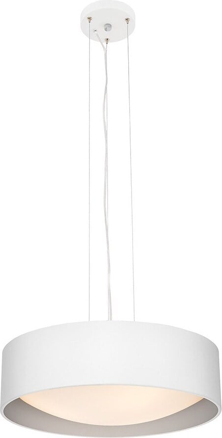 Lampa wisząca Vero biel i srebro