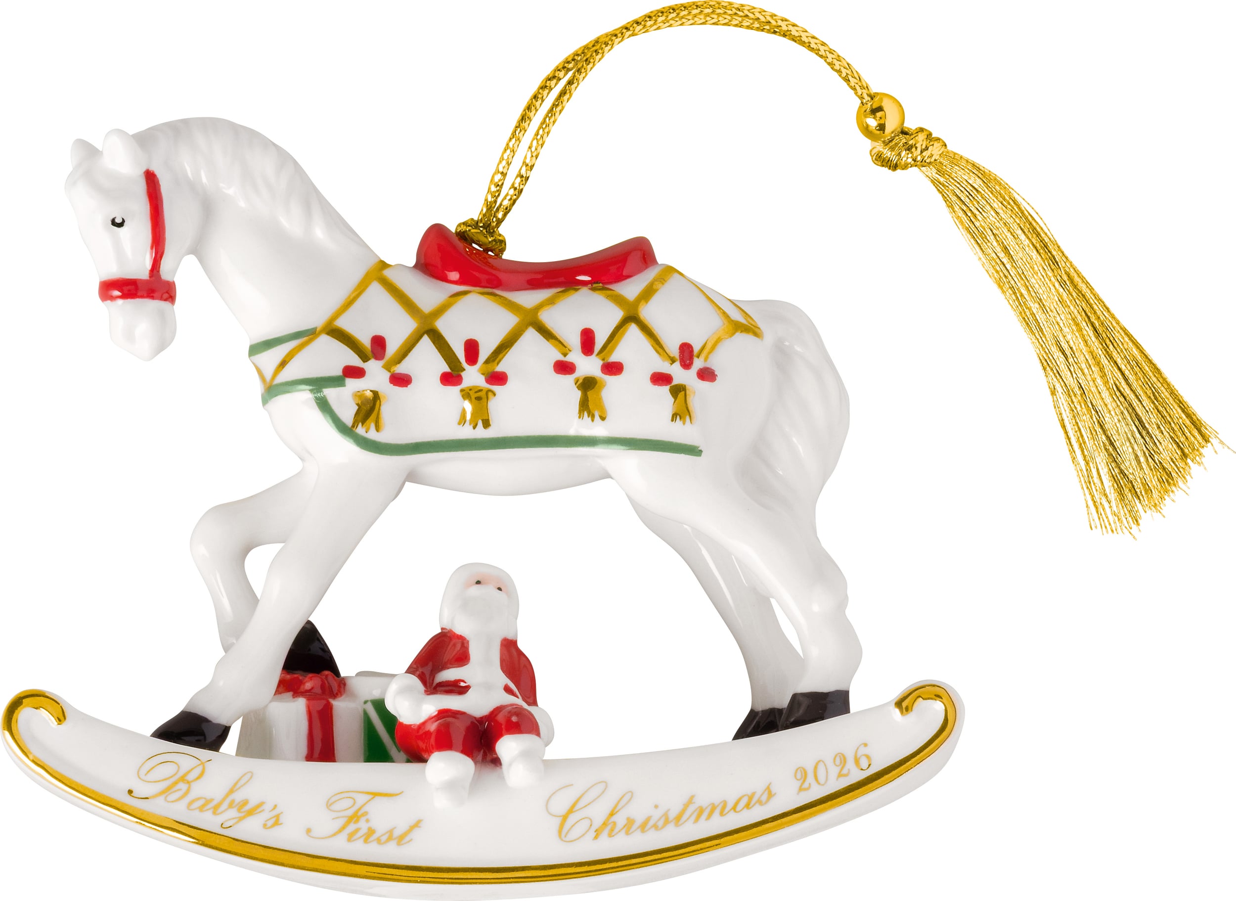 Ozdoba choinkowa Christmas Classics 2026 koń na biegunach