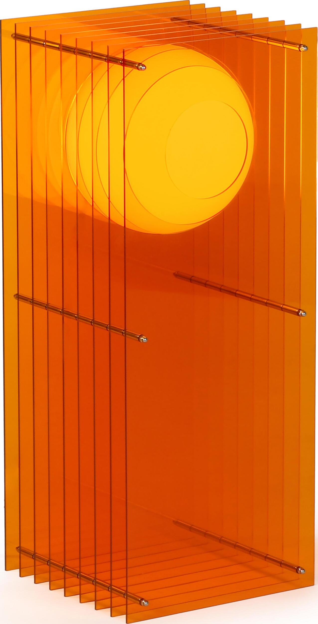 Lampa Lop Rectangle L pomarańczowa