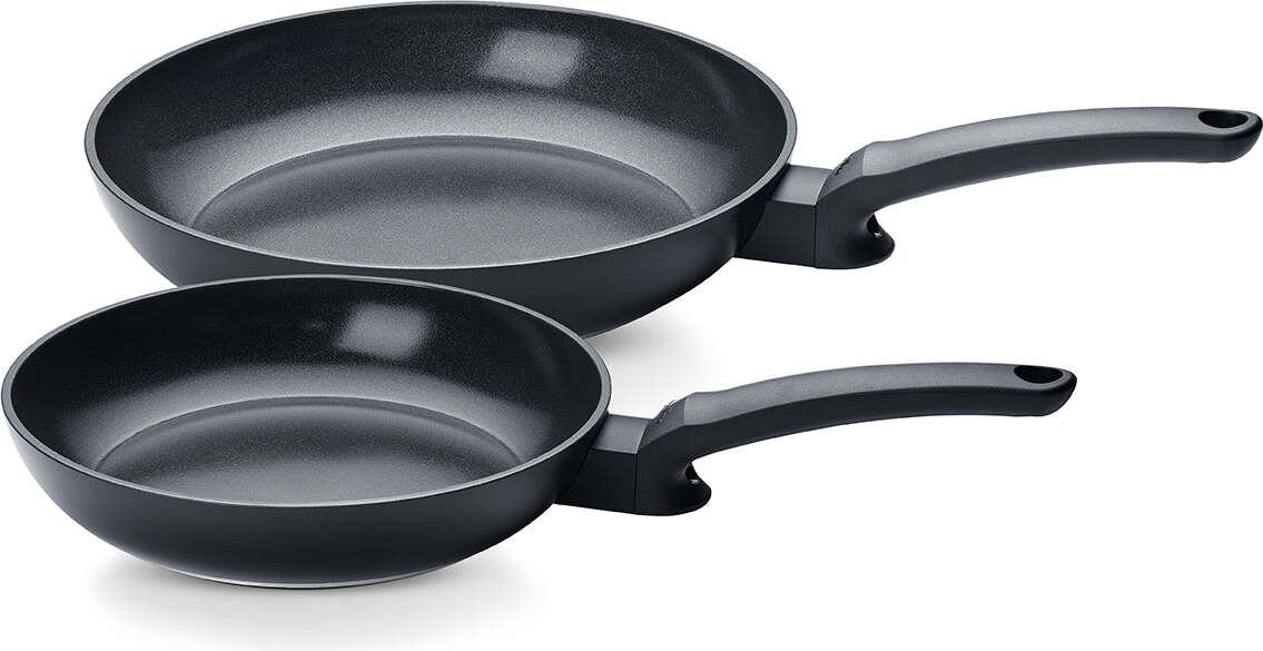 Patelnie Ceratal Evo Classic 24 cm + 28 cm czarne 2 szt.