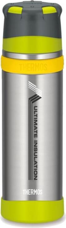 Termos Mountain 750 ml srebrno-zielony