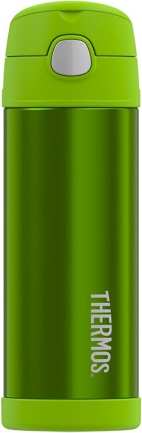 Termos dziecięcy ze słomką Thermos FUNtainer 470 ml limonkowy