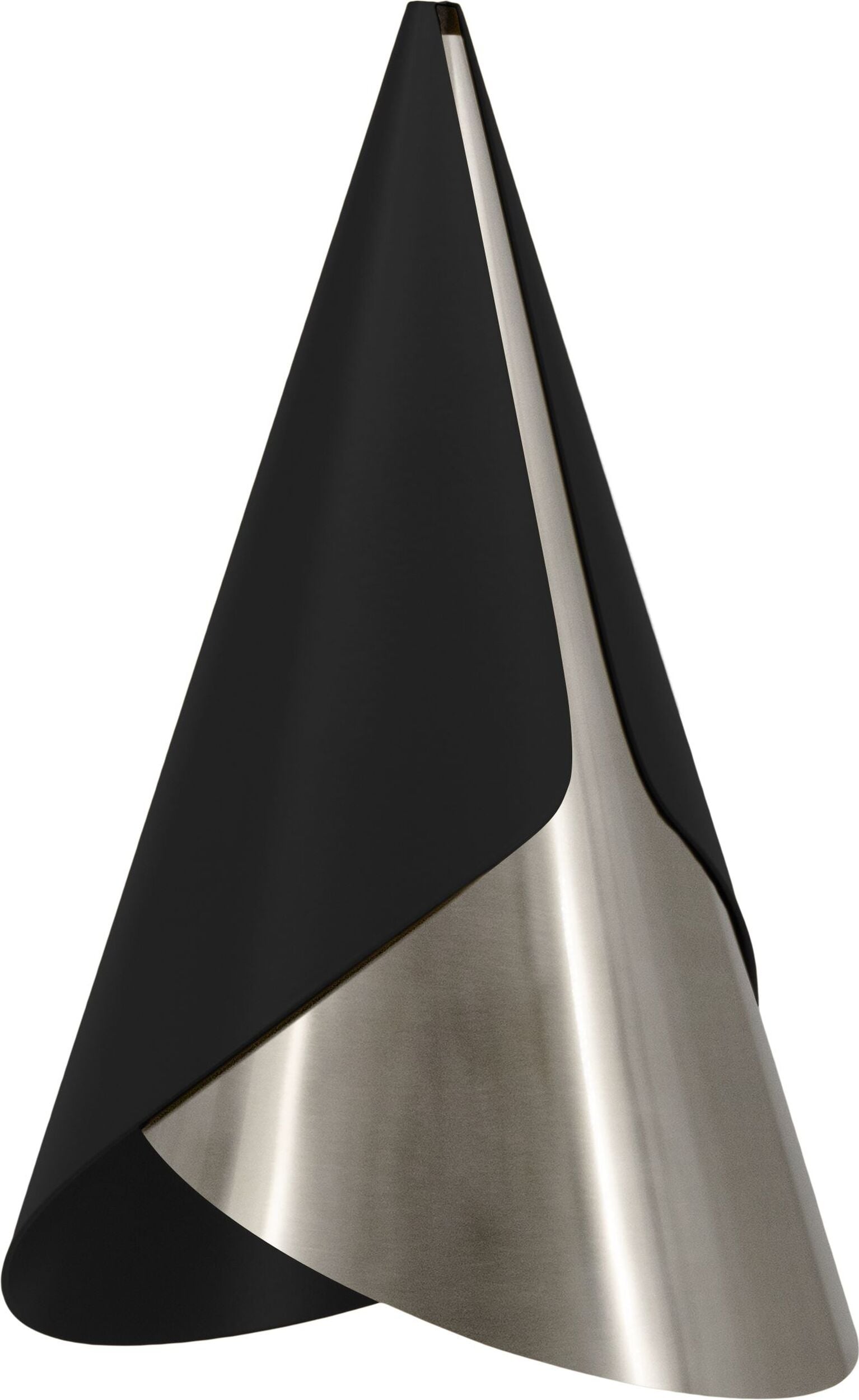 Lampa wisząca Cornet czarno-srebrna