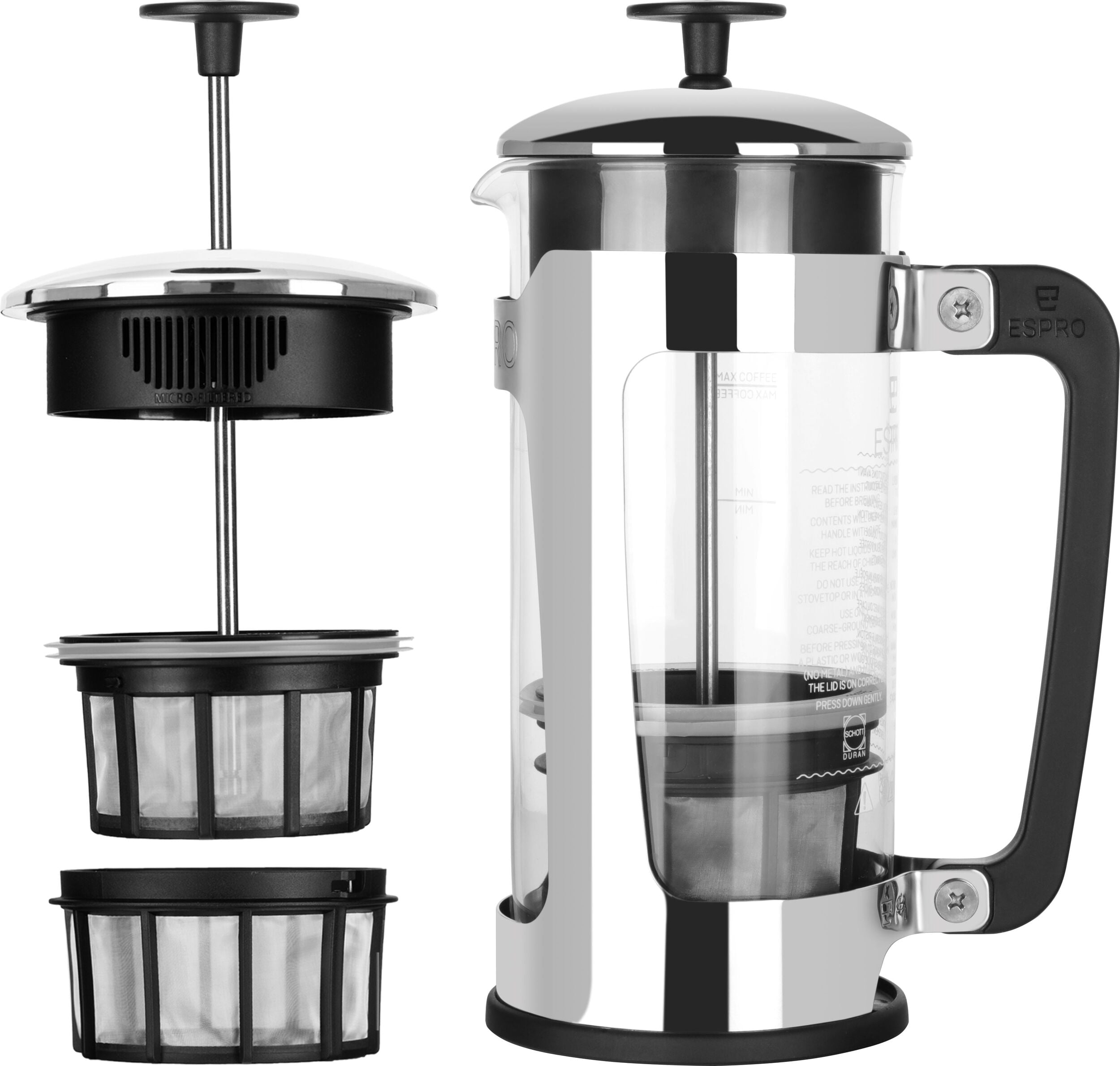 Zaparzacz tłokowy do kawy Espro P5 530 ml