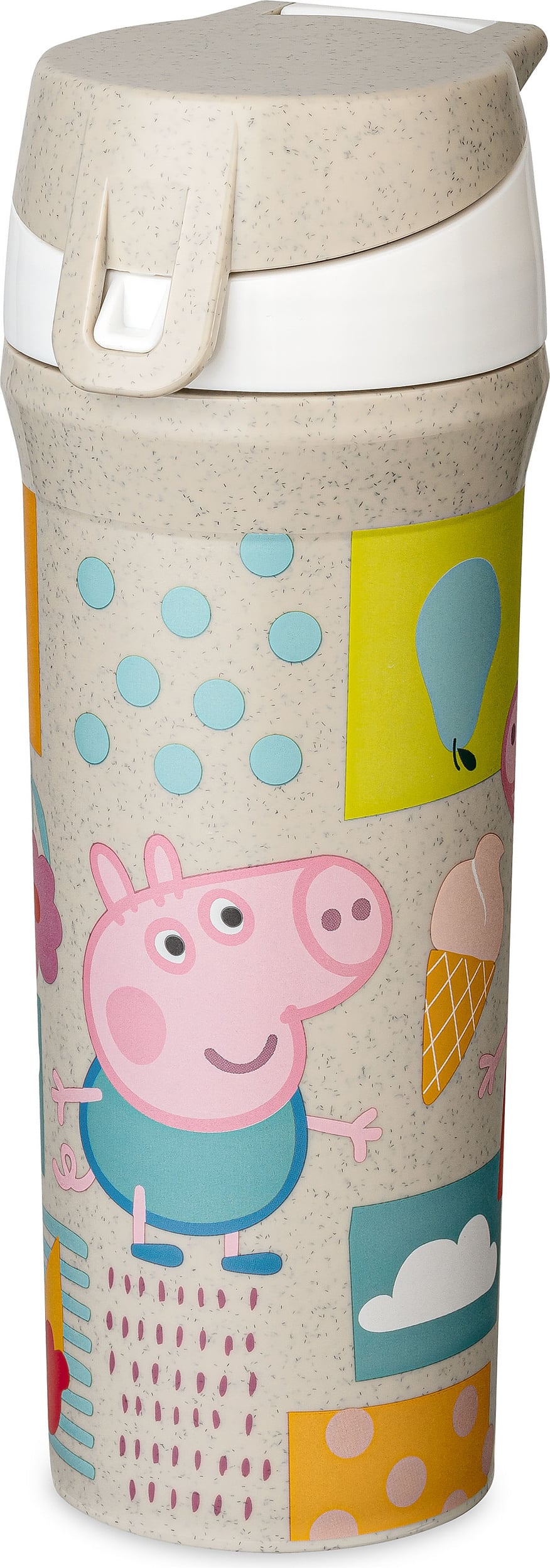 Butelka na wodę Stan Świnka Peppa 500 ml piaskowa