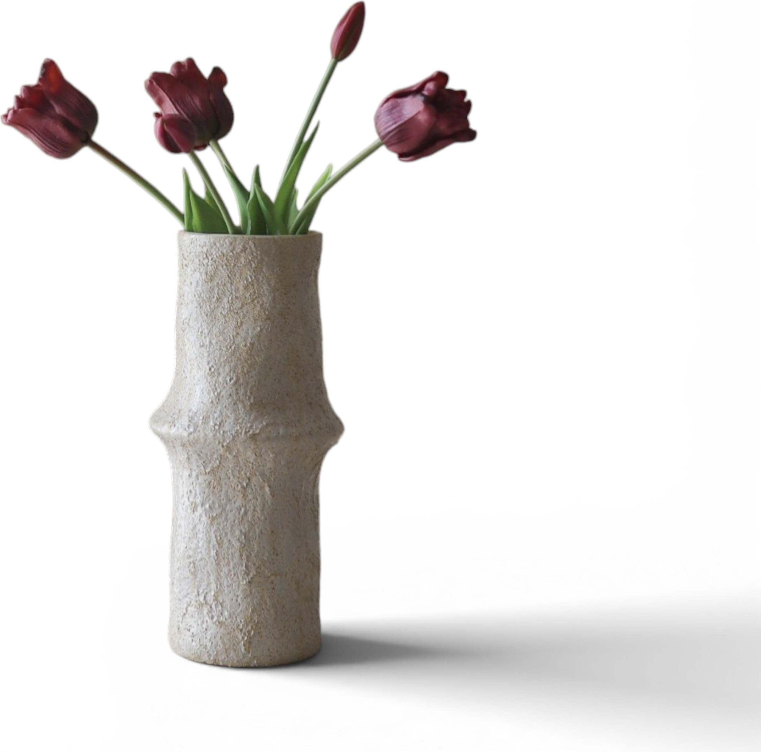 Kwiat sztuczny Botane tulipany 47 cm fioletowe odmiana Triumph