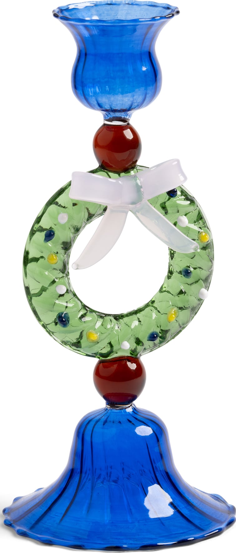 Świecznik na klasyczną świecę Merry Wreath 20 cm