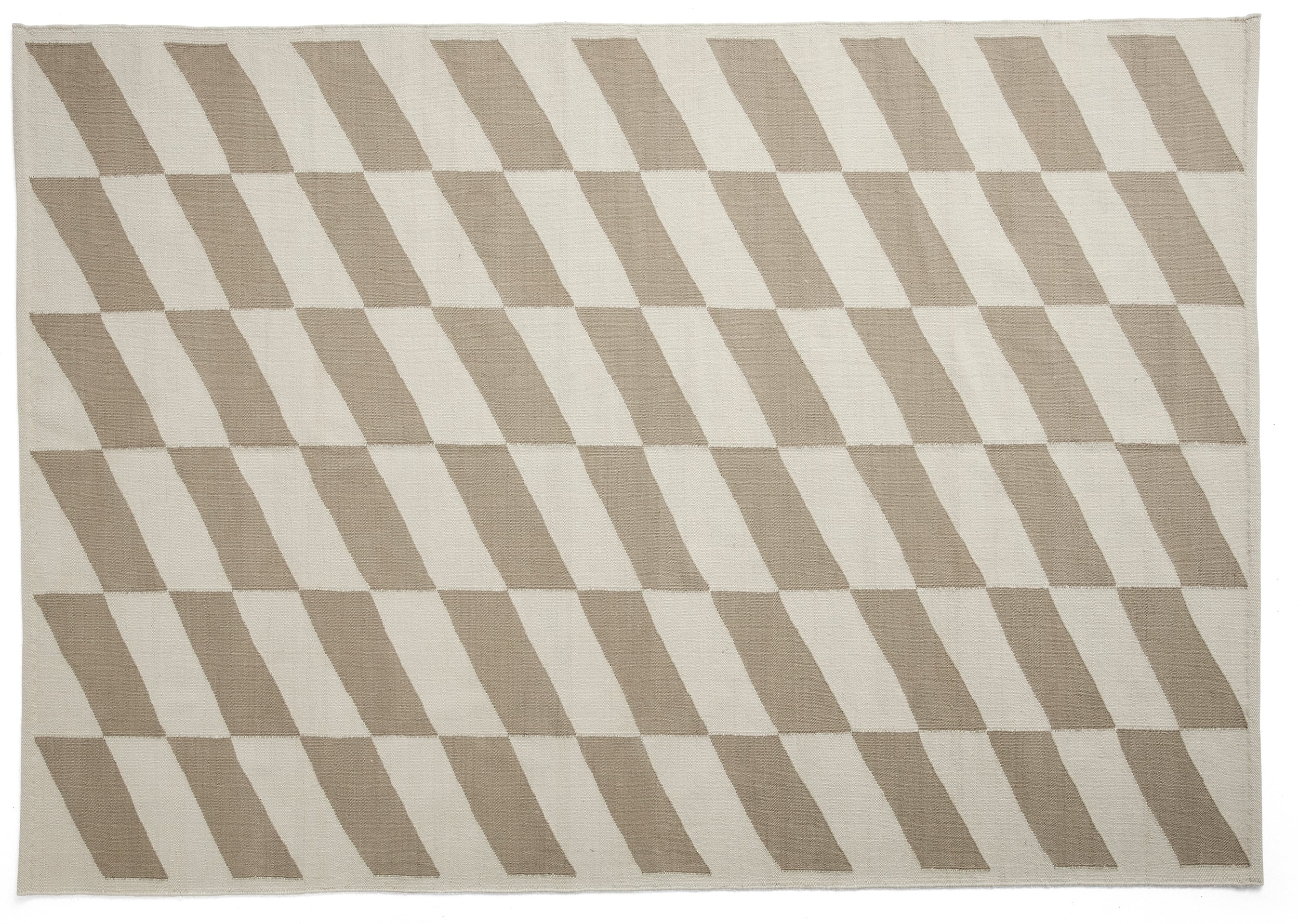 Dywan Shift Kelim 140 x 200 cm kremowo-beżowy