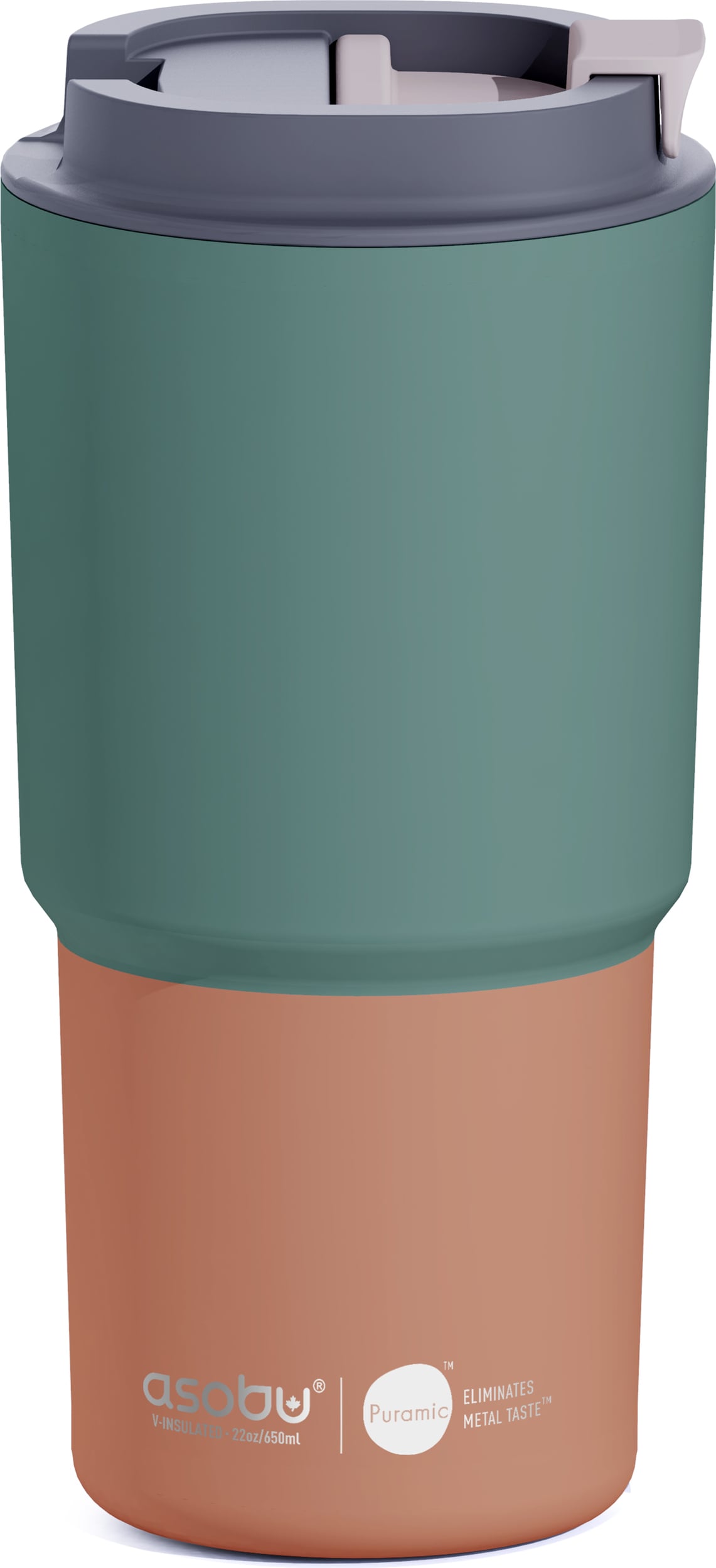 Kubek termiczny Pick Me Up 650 ml pastelowy zielony