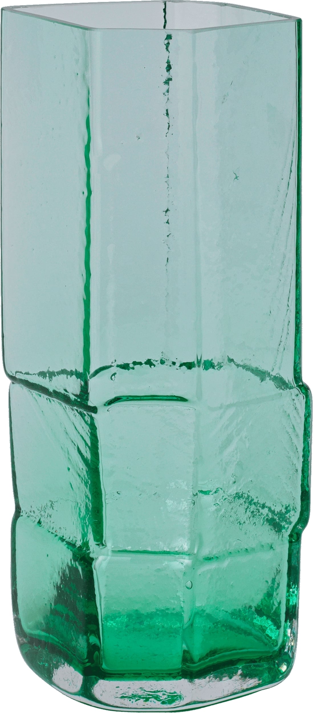 Wazon Muro 30 cm zielony z recyklingu